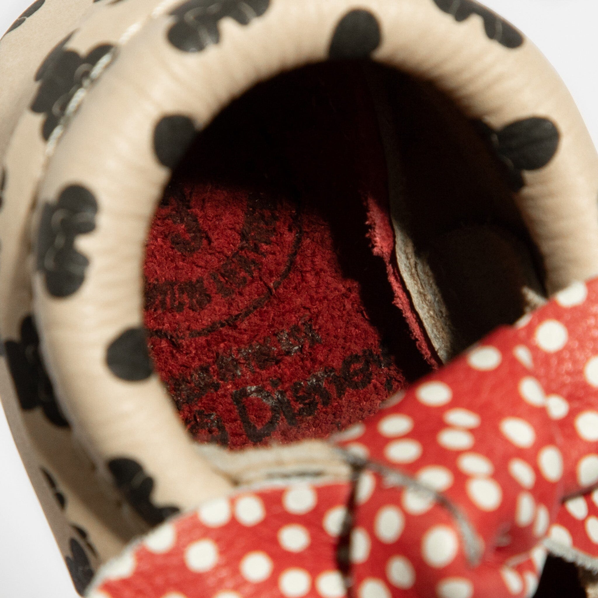 Minnie Dots Knotted Bow Baby Shoe