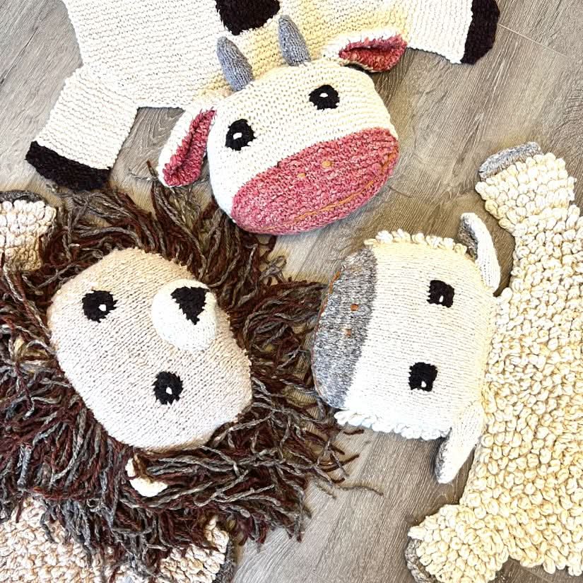 Organic Wool Play Mat + Nursery Rug | Sheep