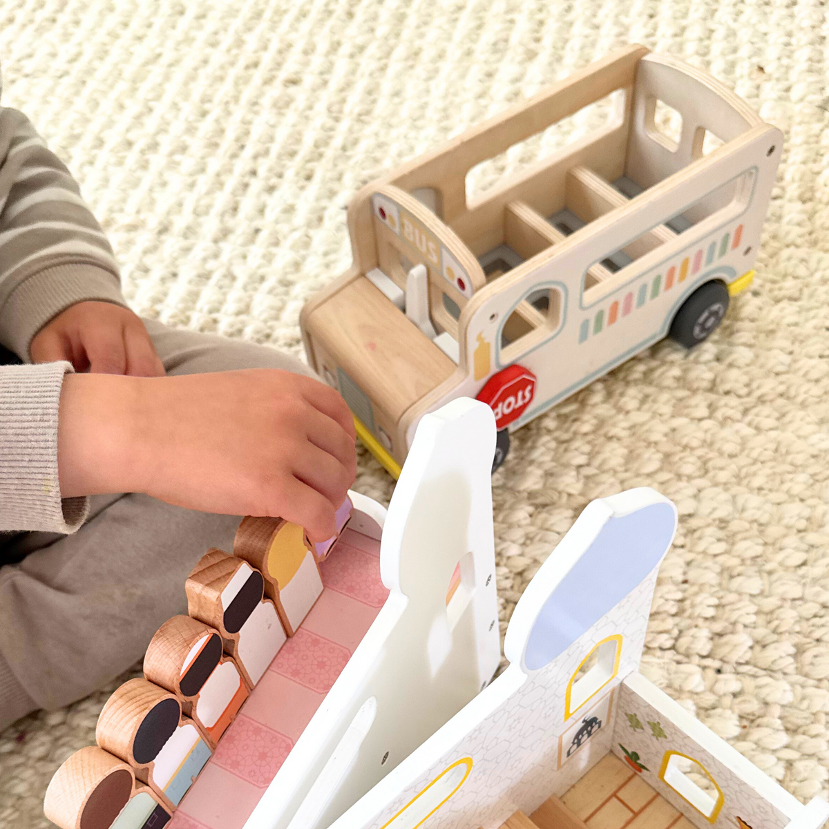 The Wooden Busy Bus