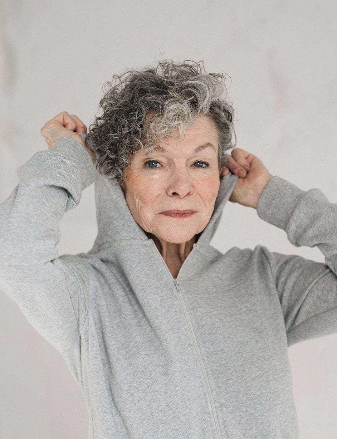 The Women's Hooded Romper - Heather Grey