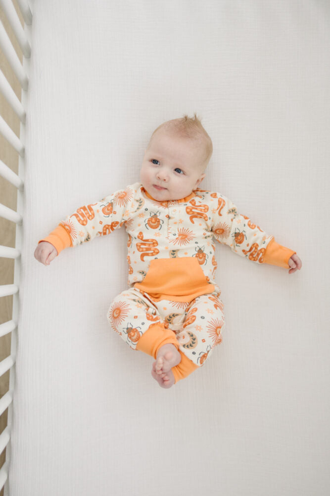 GOTS Certified Organic Cotton Playsuit - Mystic Serpent