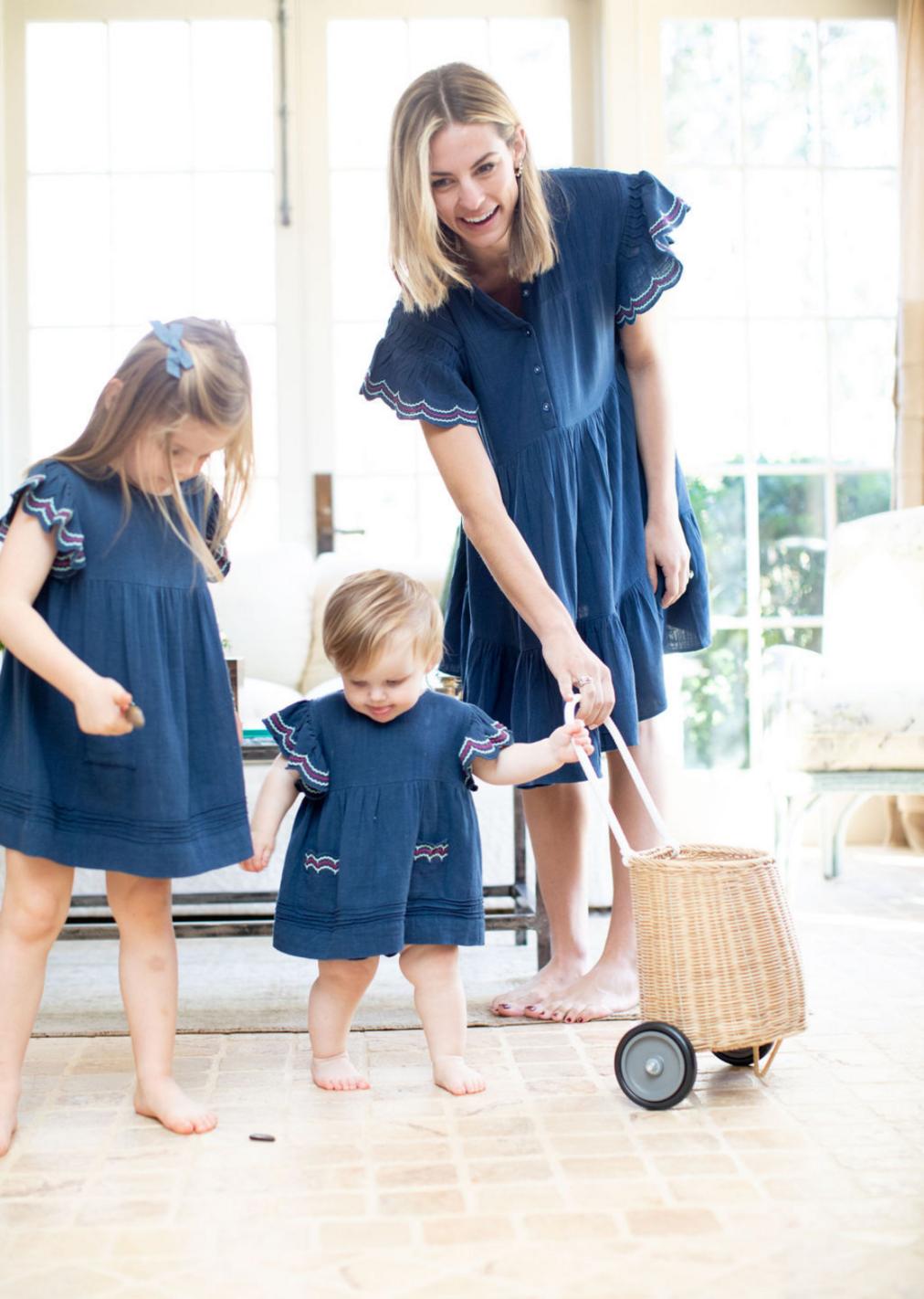 Gemma Dress in Marine