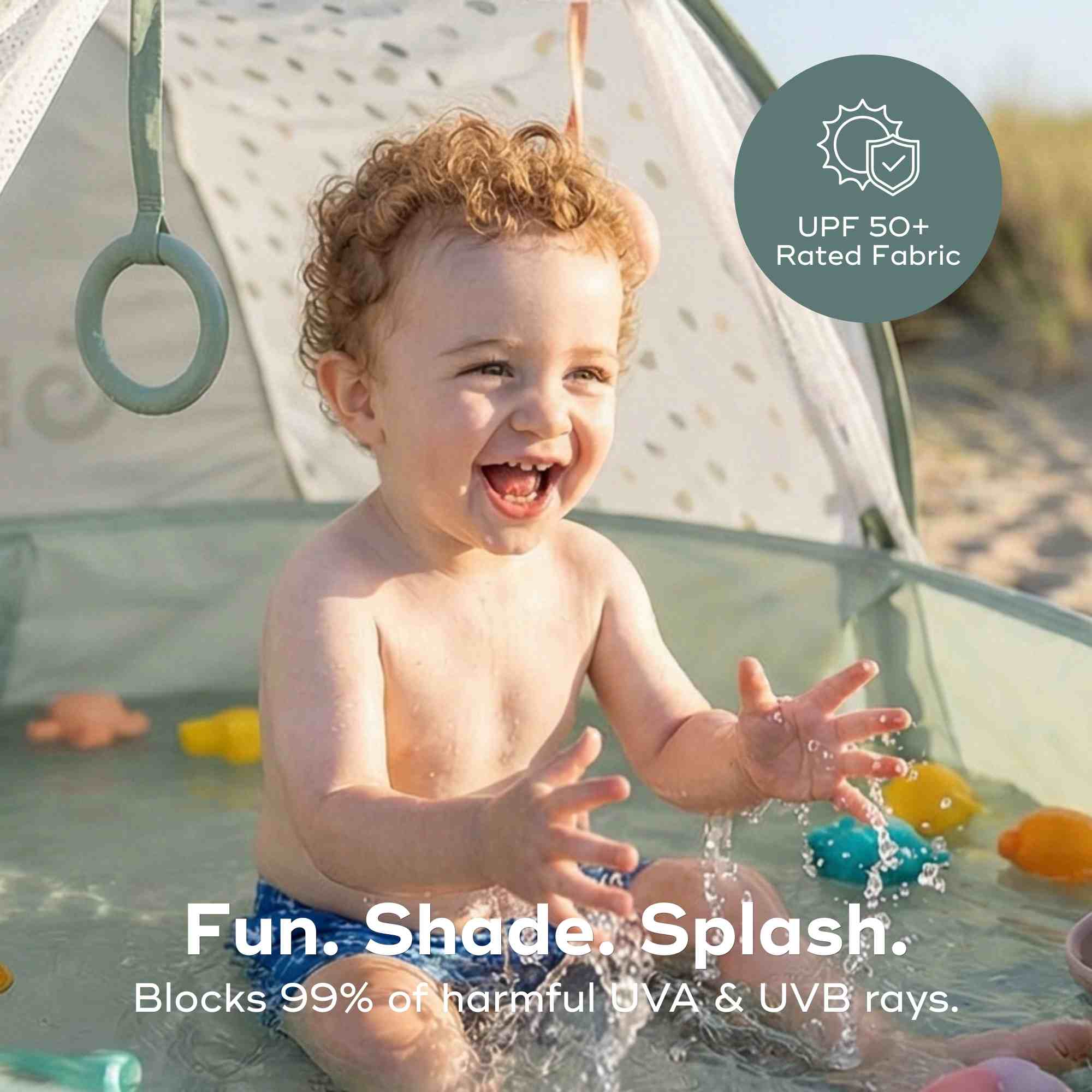Aquani Anti-UV Baby Beach Tent & Paddling Pool