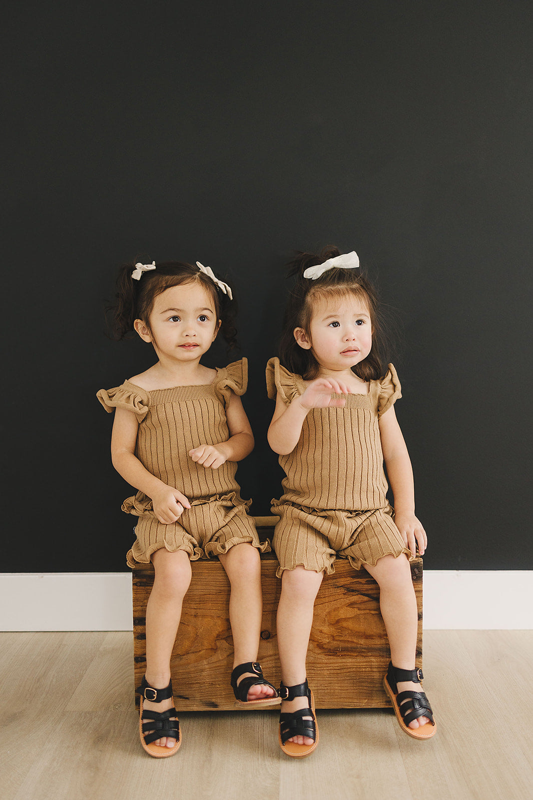 Ribbed Knit Tank Set Mebie Baby