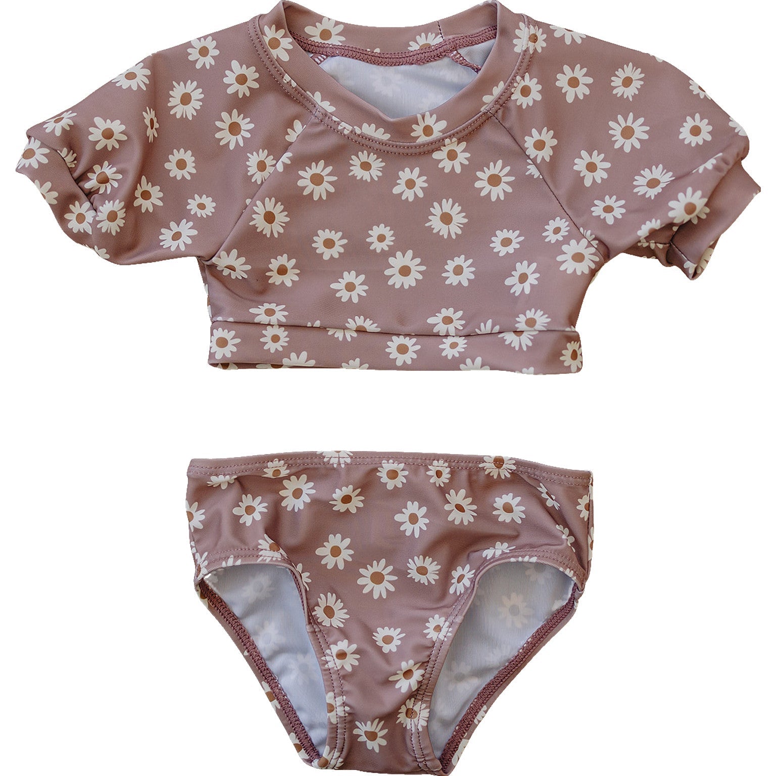 Daisy Short Sleeve Bikini Set Mebie Baby