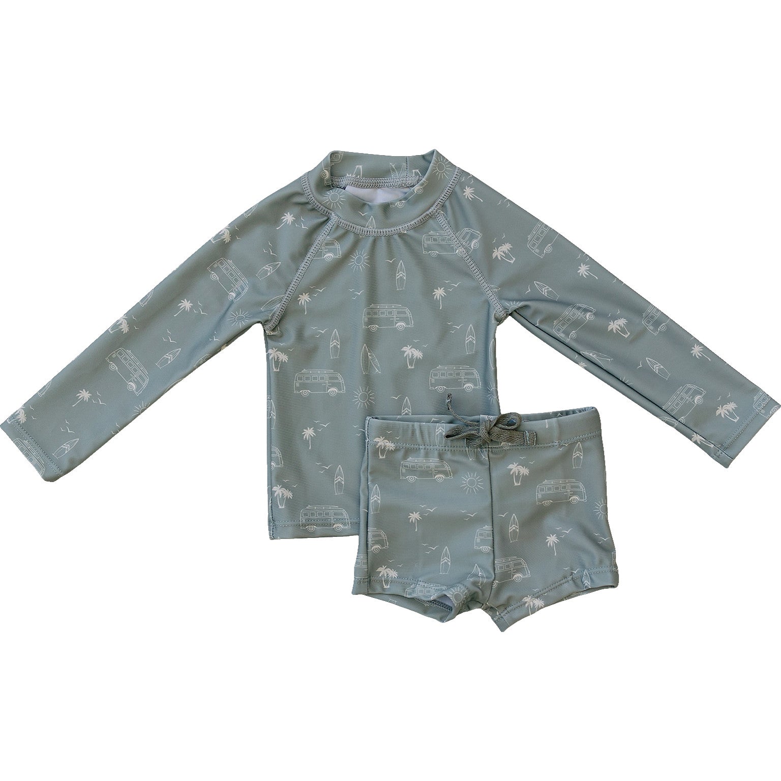 Surfer Long Sleeve Swim Set Mebie Baby