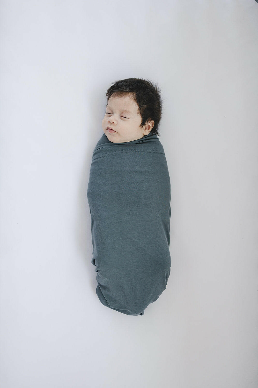 Charcoal Bamboo Stretch Swaddle Mebie Baby