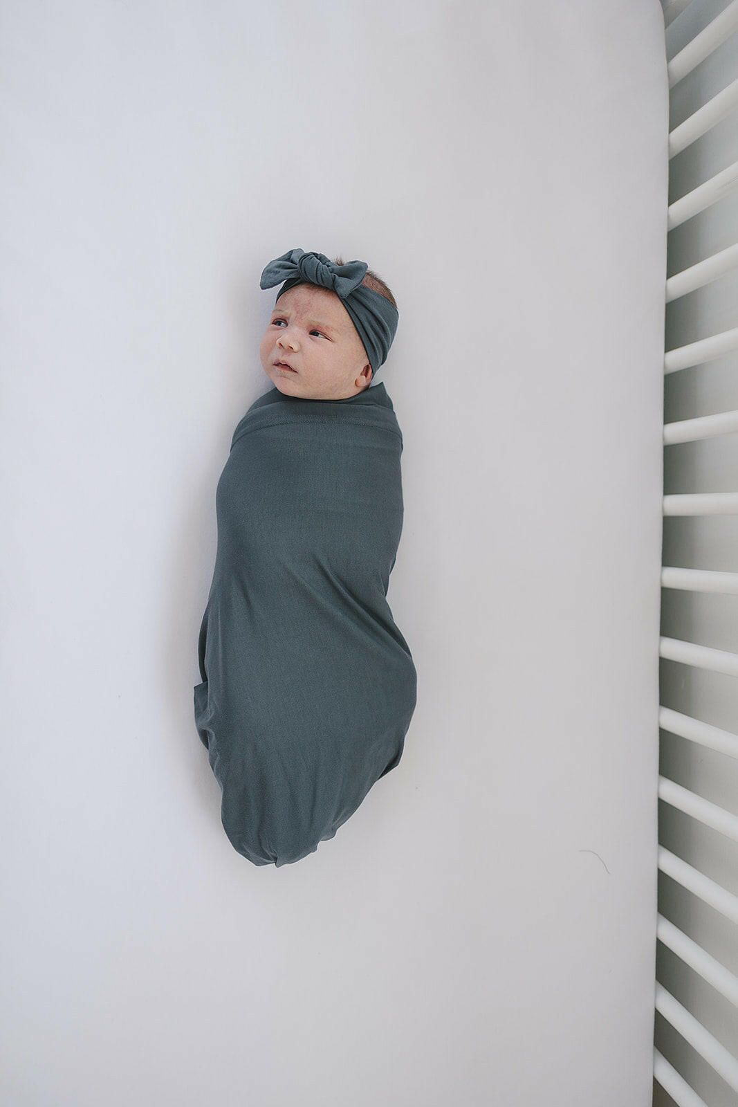 Charcoal Bamboo Head Wrap Mebie Baby