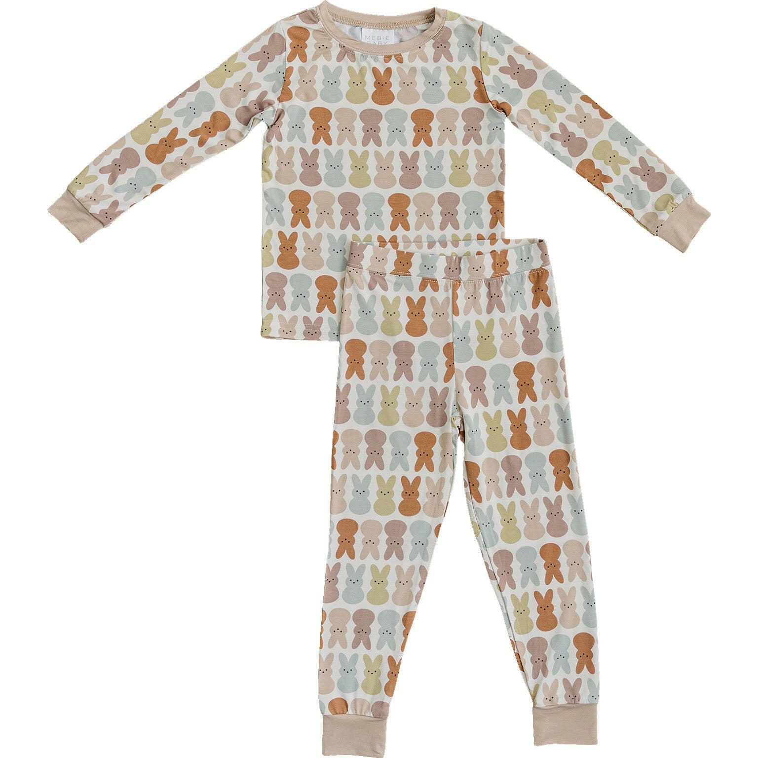 Blush Bunny Bamboo Two-piece Cozy Set Mebie Baby
