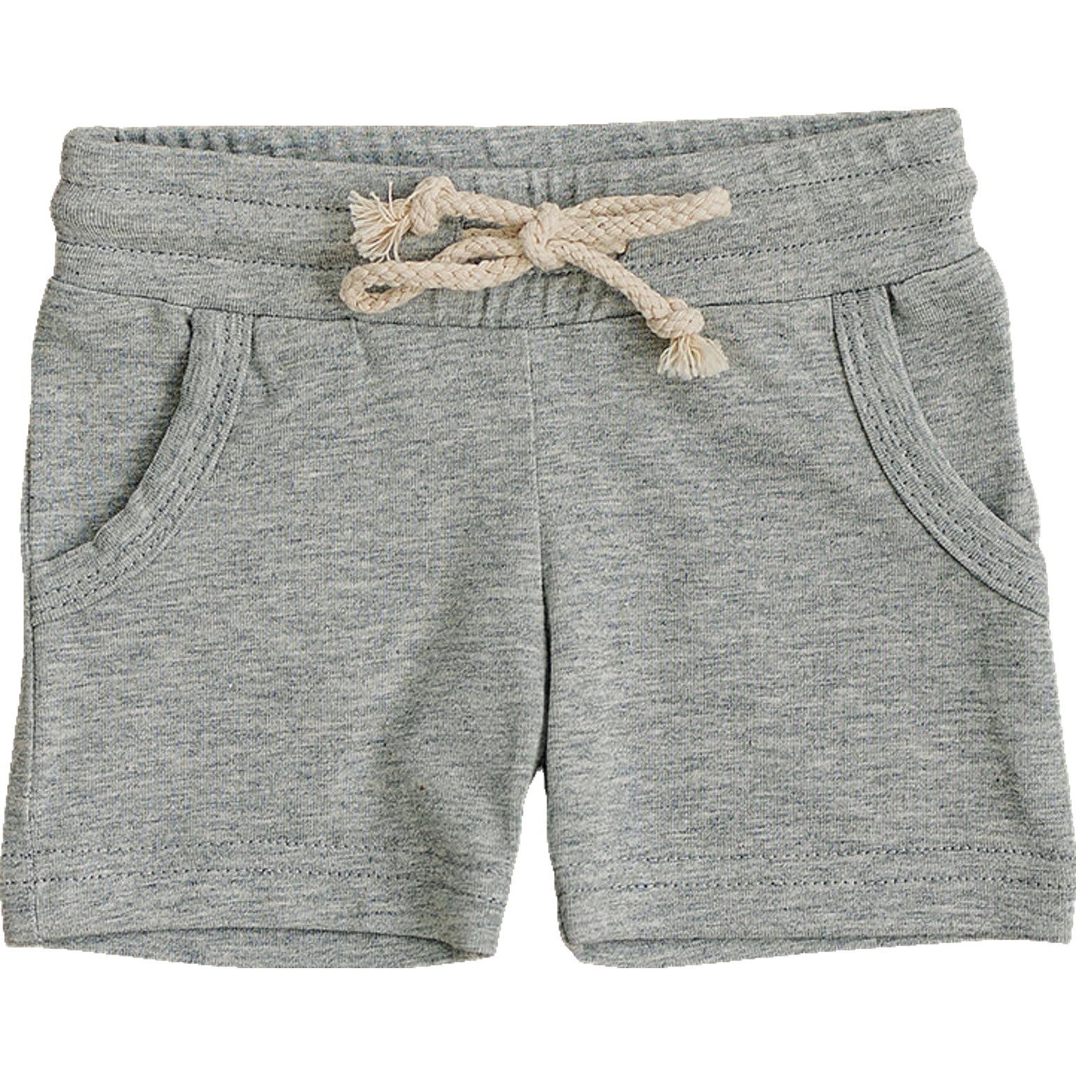 Heather Grey Pocket Cotton Shorts Mebie Baby