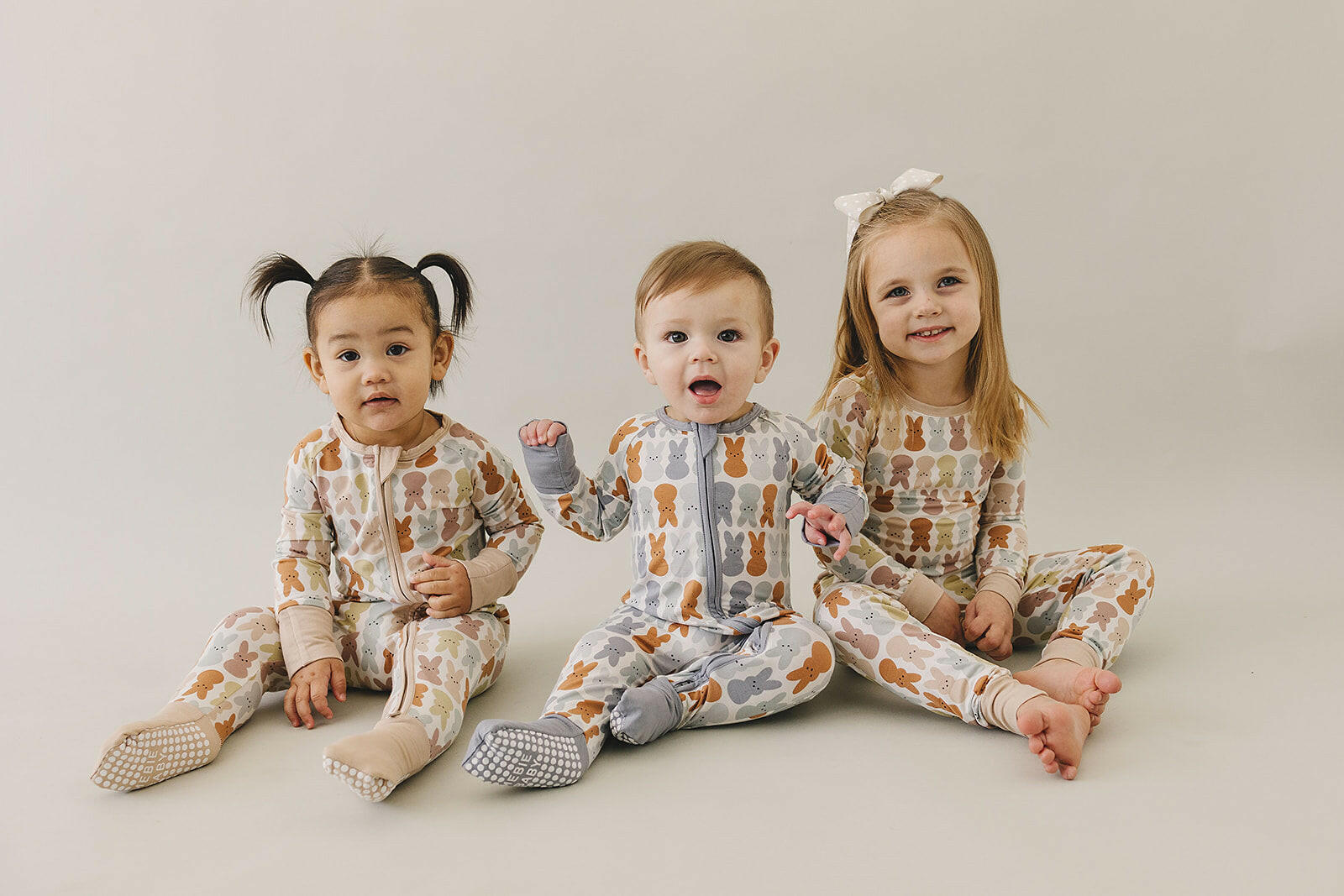 Blush Bunny Bamboo Two-piece Cozy Set Mebie Baby