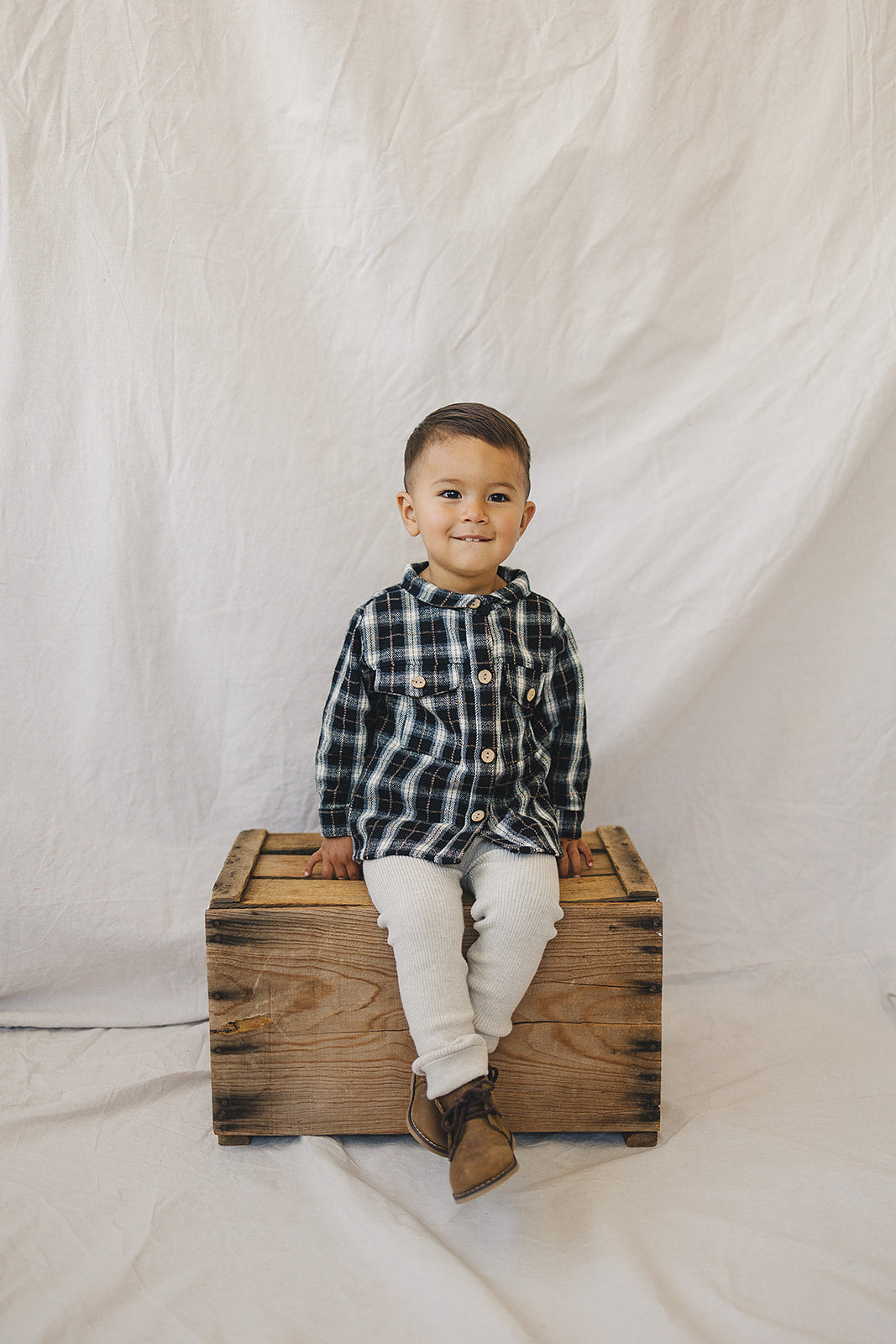 Flannel Shacket Mebie Baby