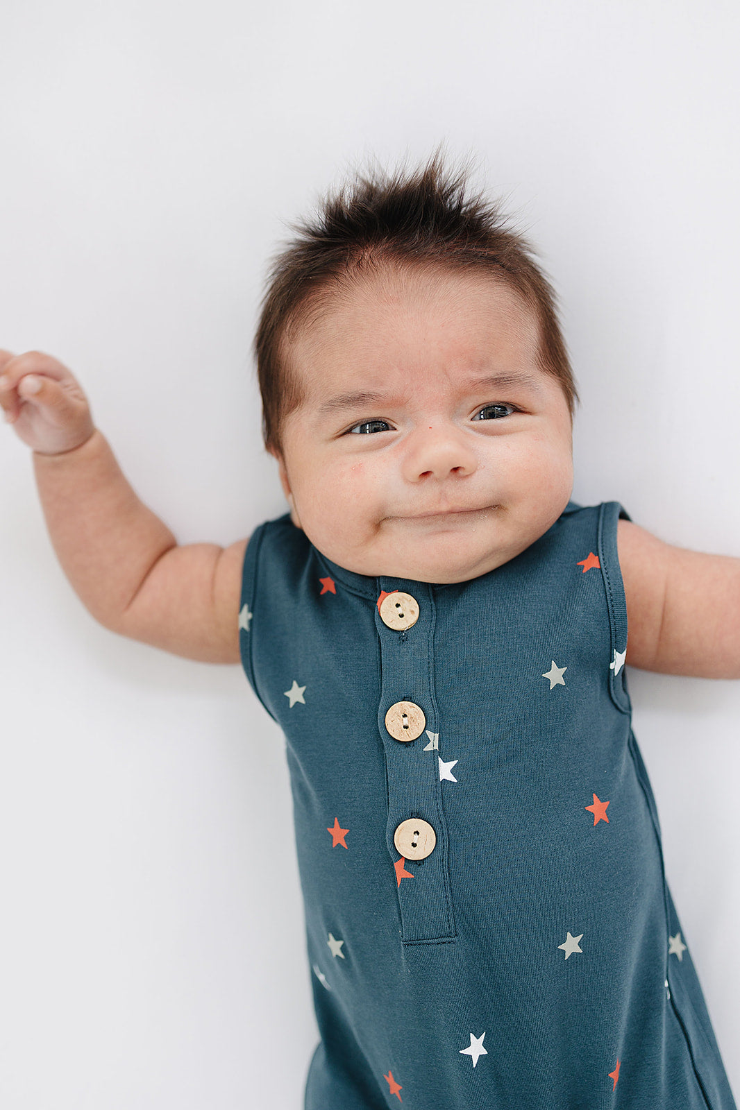 Stars Short Romper Mebie Baby