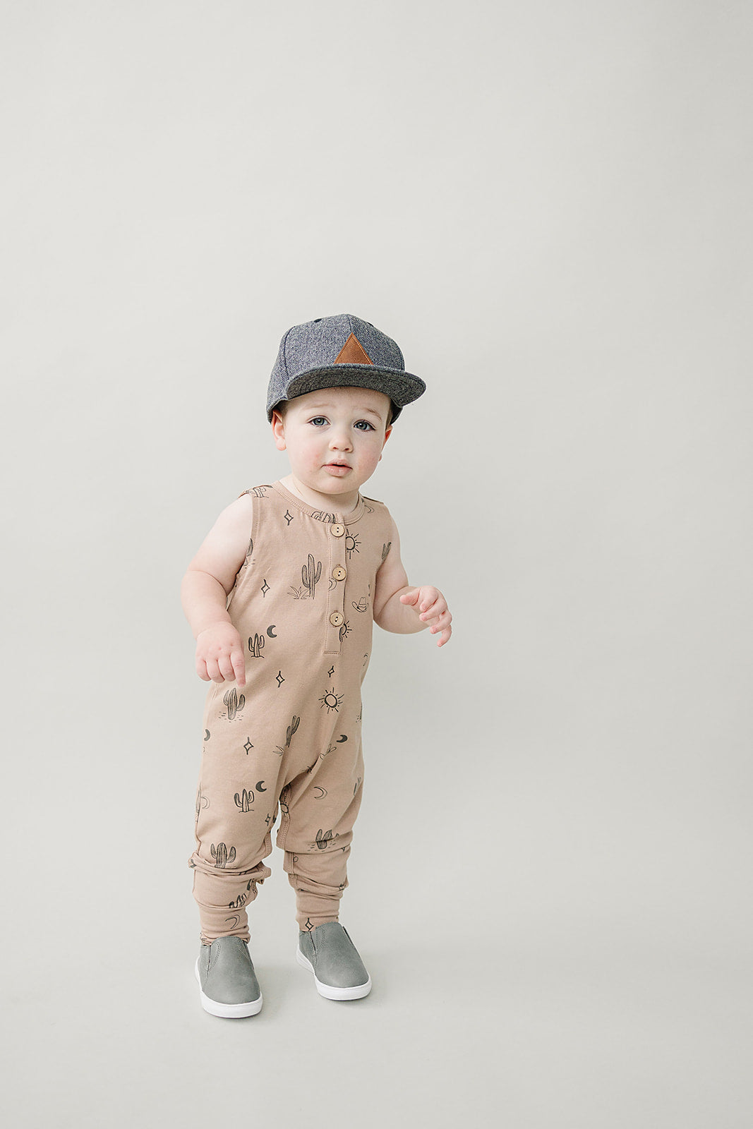 Western Tank Romper Mebie Baby