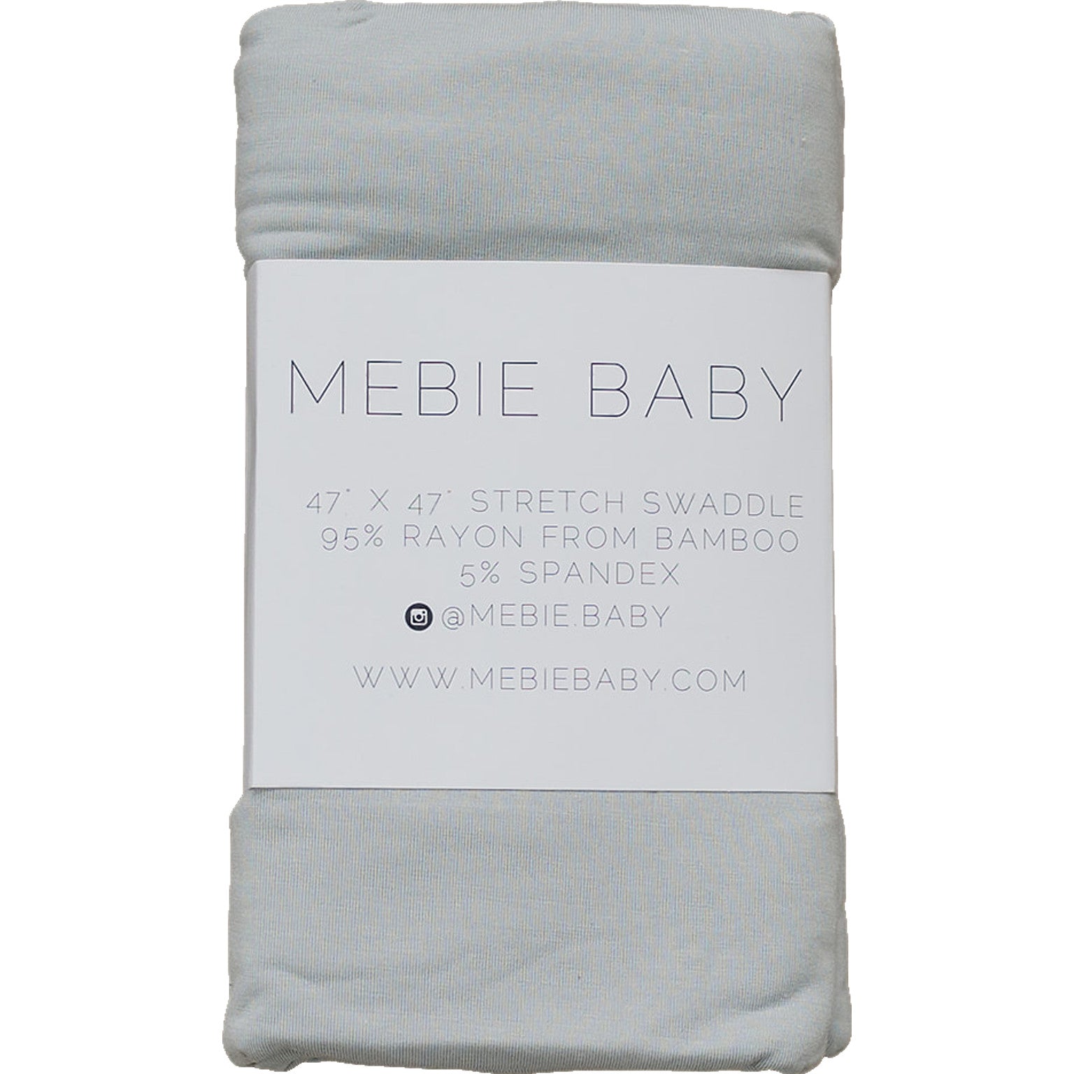 Stone Bamboo Stretch Swaddle  Mebie Baby