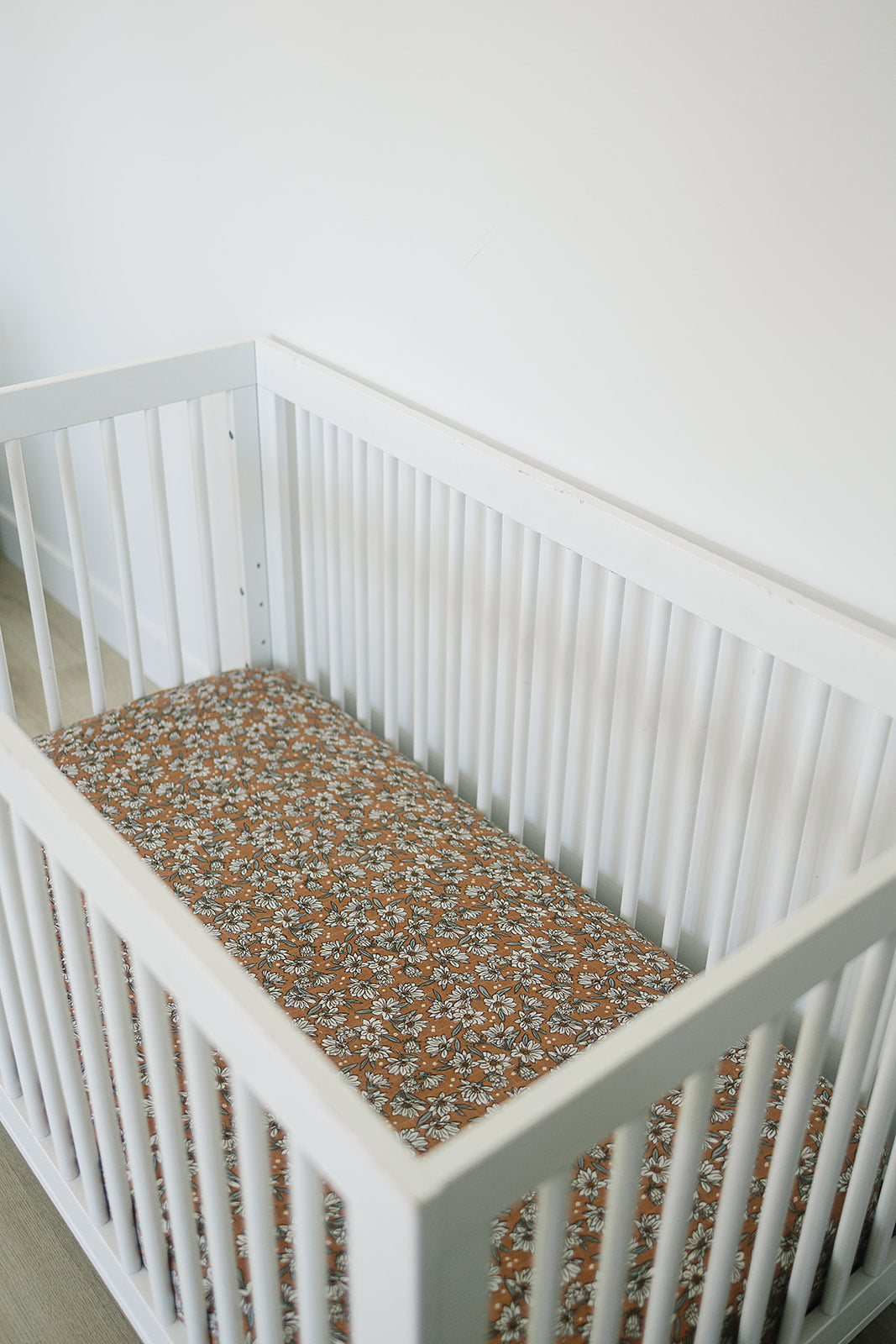 Magnolia Muslin Crib Sheet  Mebie Baby