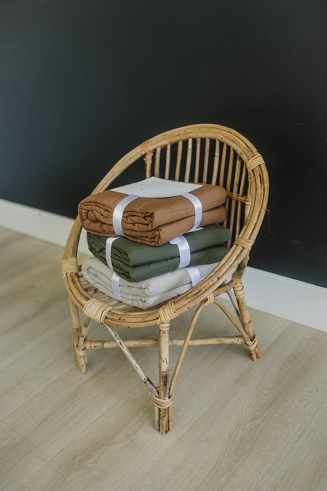 Olive Bamboo Quilt Mebie Baby