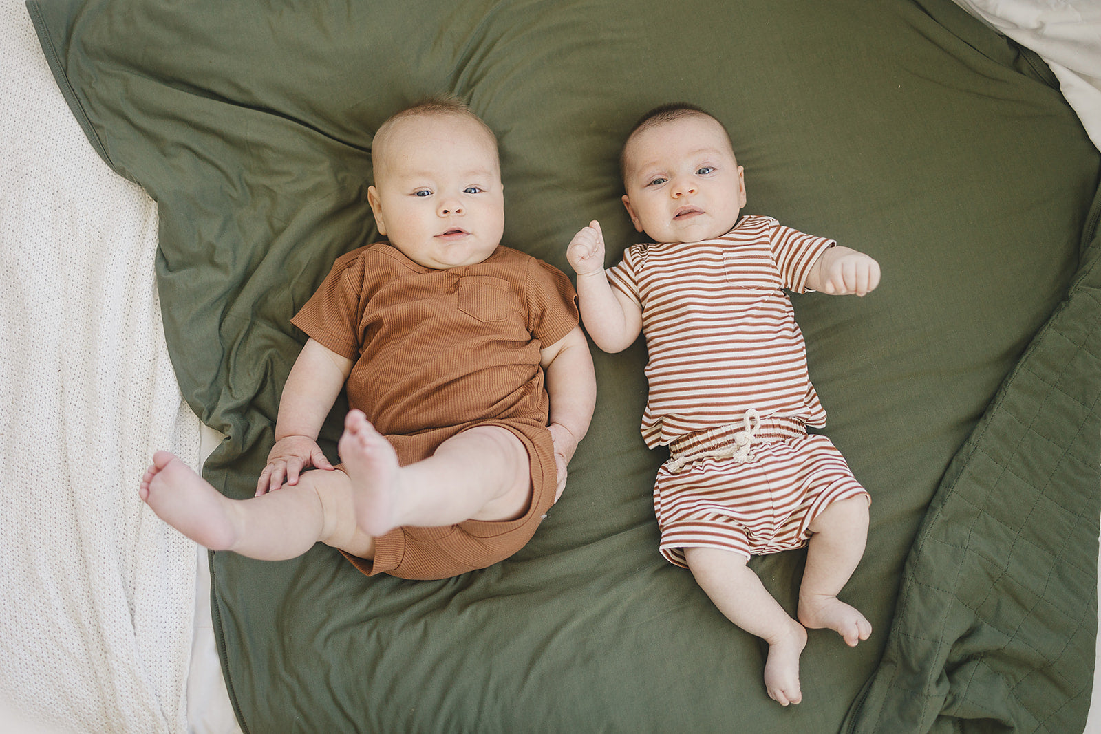 Olive Bamboo Quilt Mebie Baby