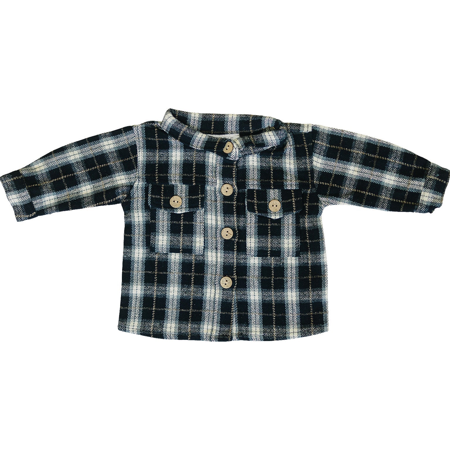 Flannel Shacket Mebie Baby