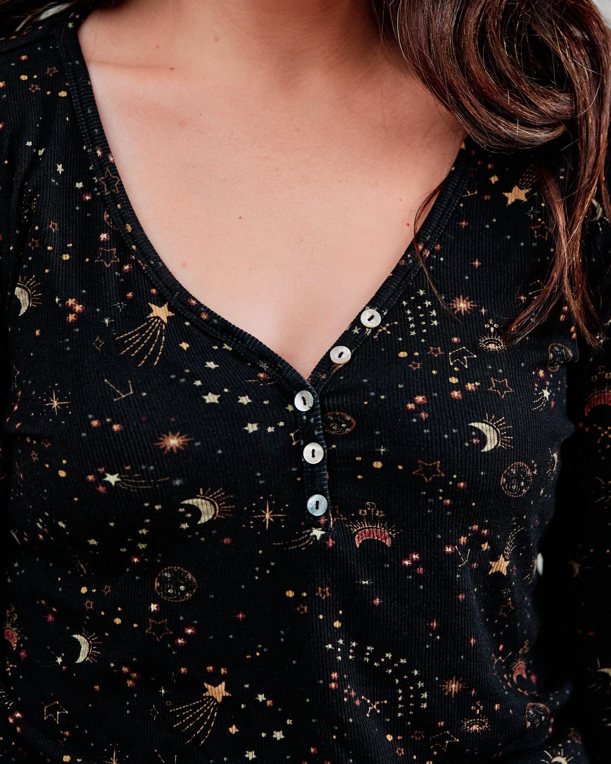 Mama Henley Top - Celestial