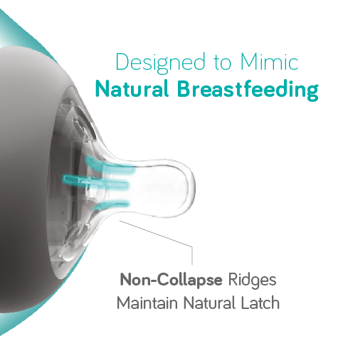 5oz Flexy Silicone Baby Bottle Baby Bottles Nanobébé US