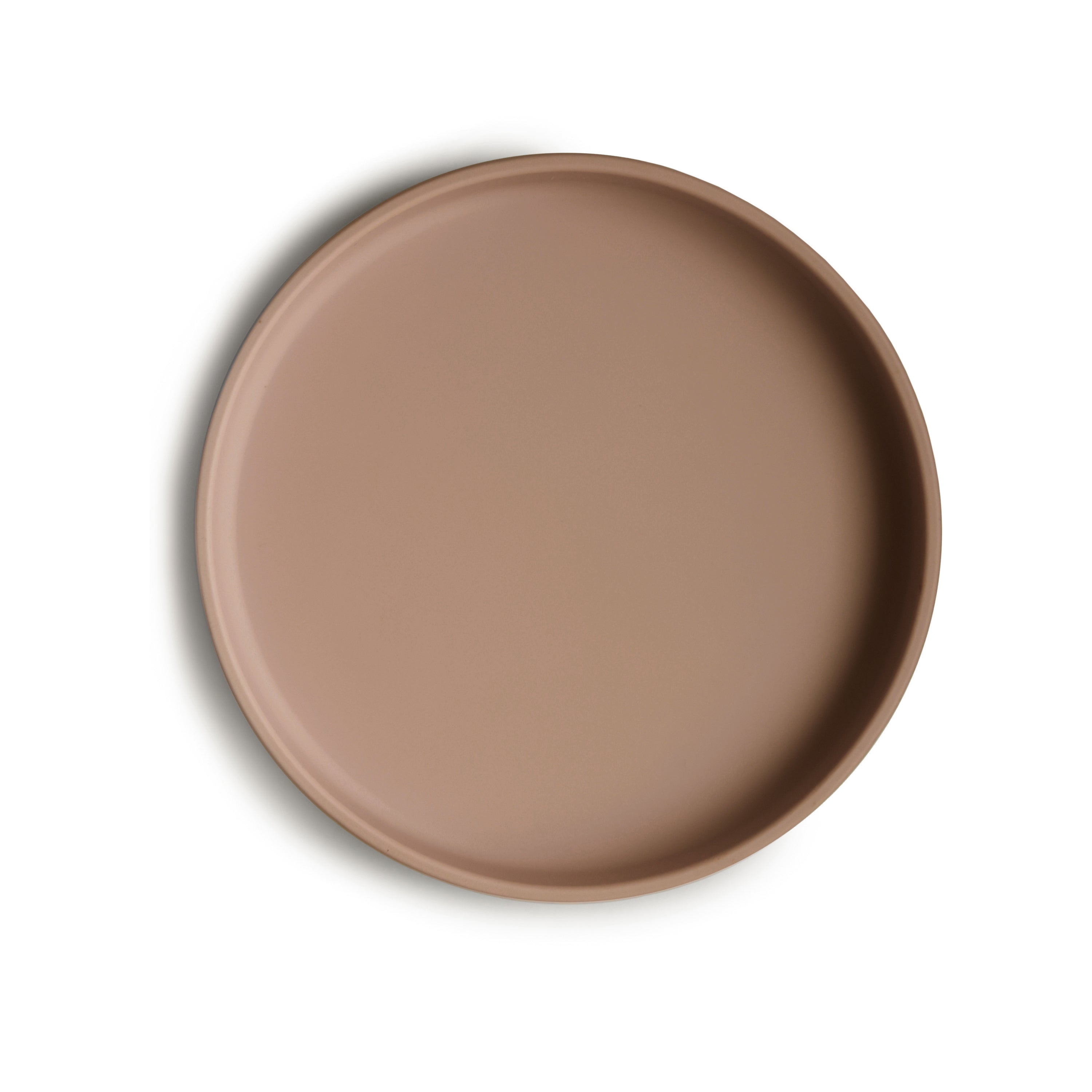 Classic Silicone Suction Plate silicone tableware Mushie Natural