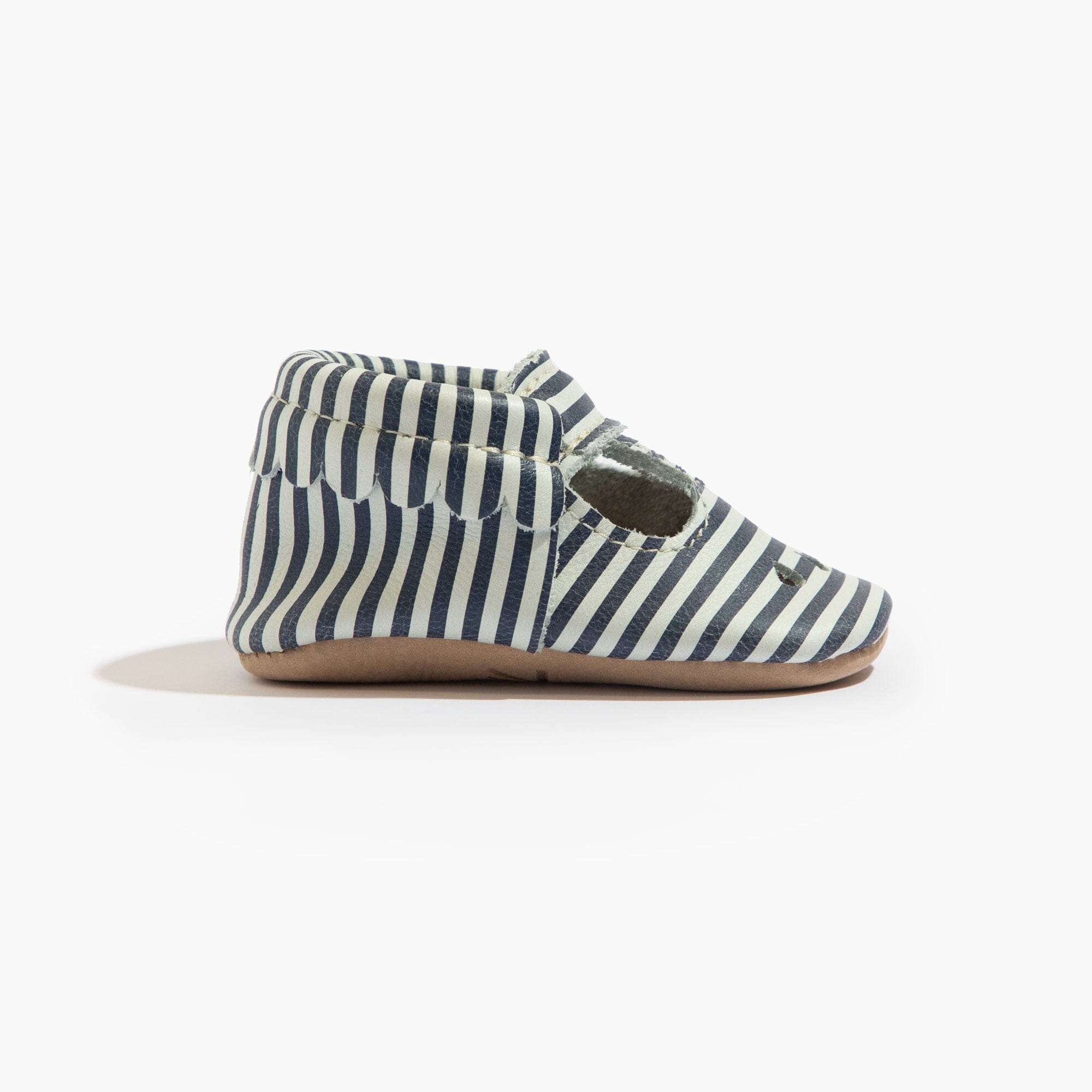 Navy and White Stripes Mary Jane