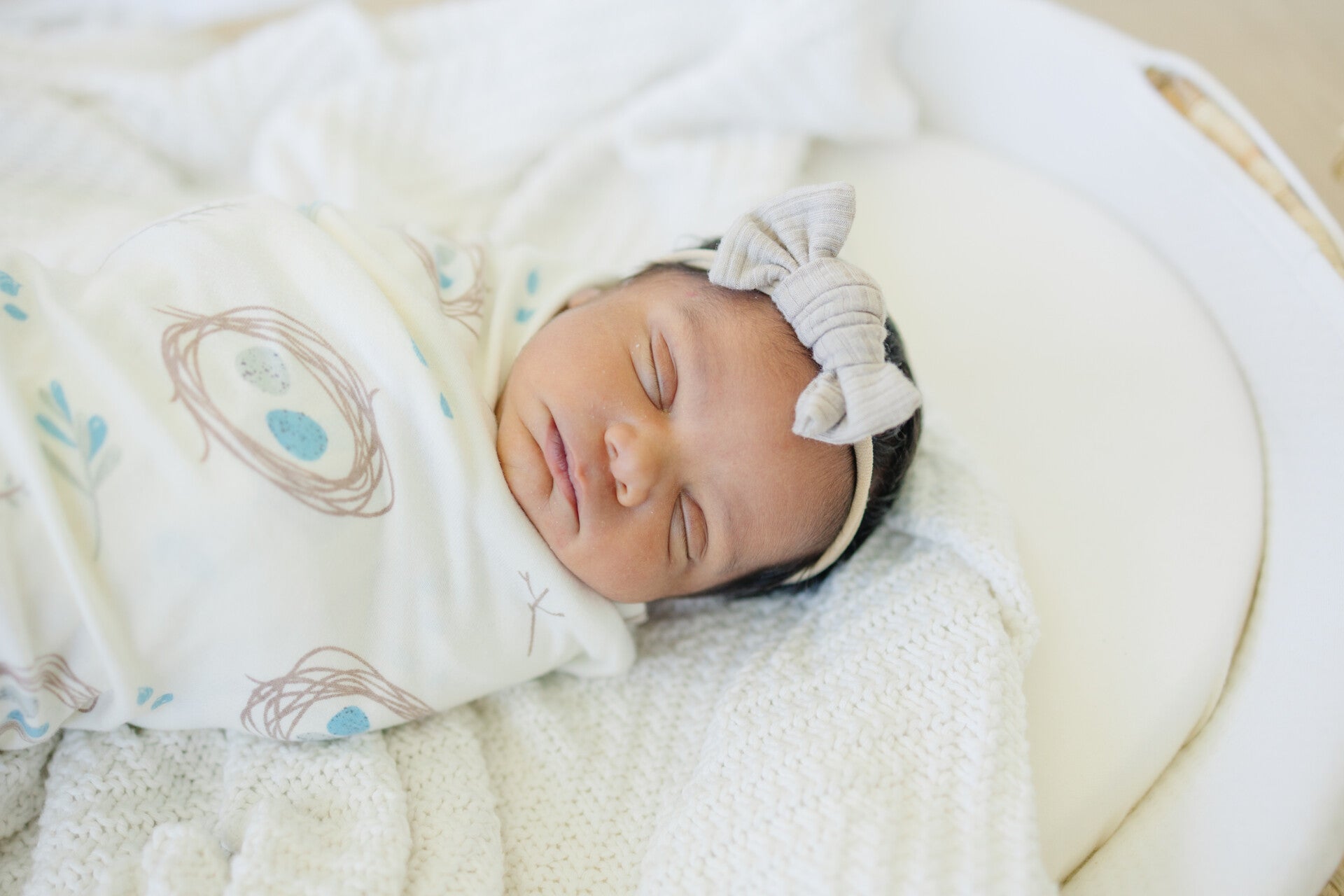 GOTS Certified Organic Cotton Blanket - Quail Nest