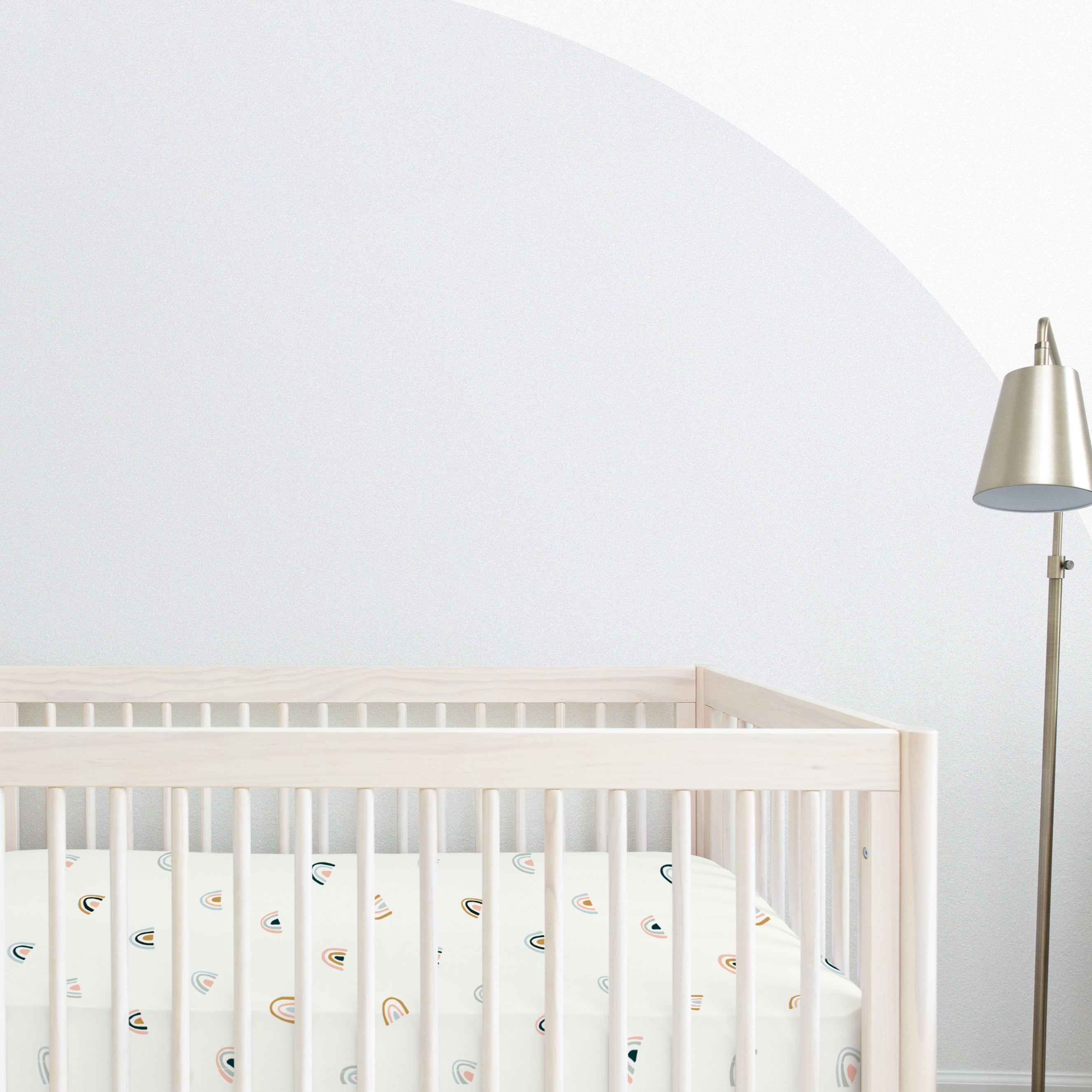 Organic Crib Sheet - Over The Rainbow