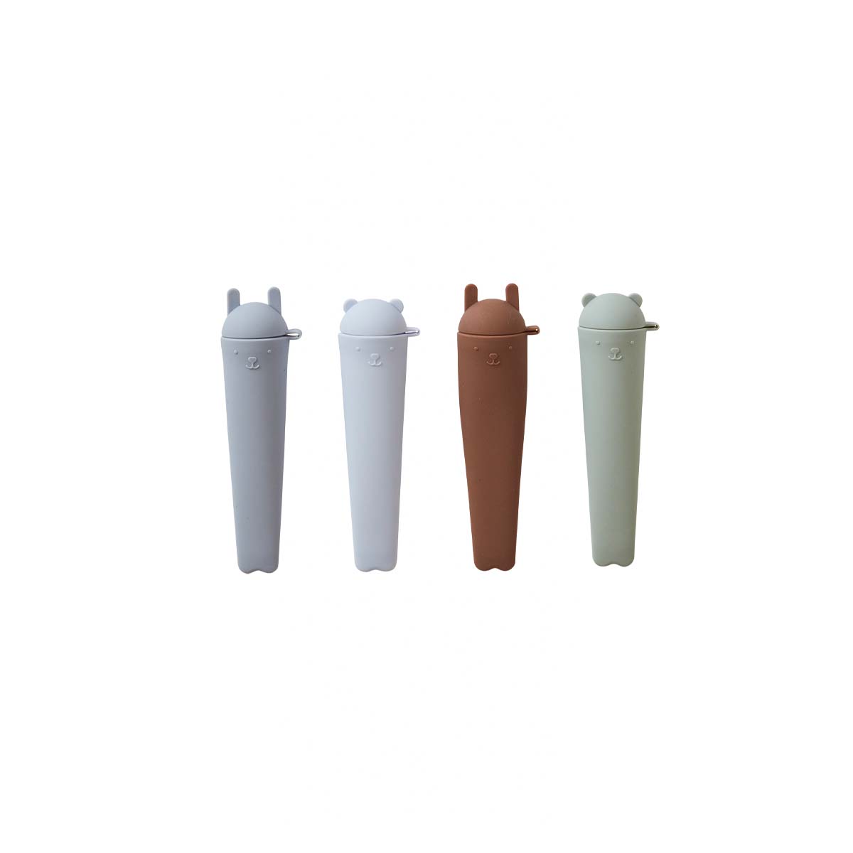 Ninka & Teddy Ice Pops - Pack of 4 - Caramel / Blue