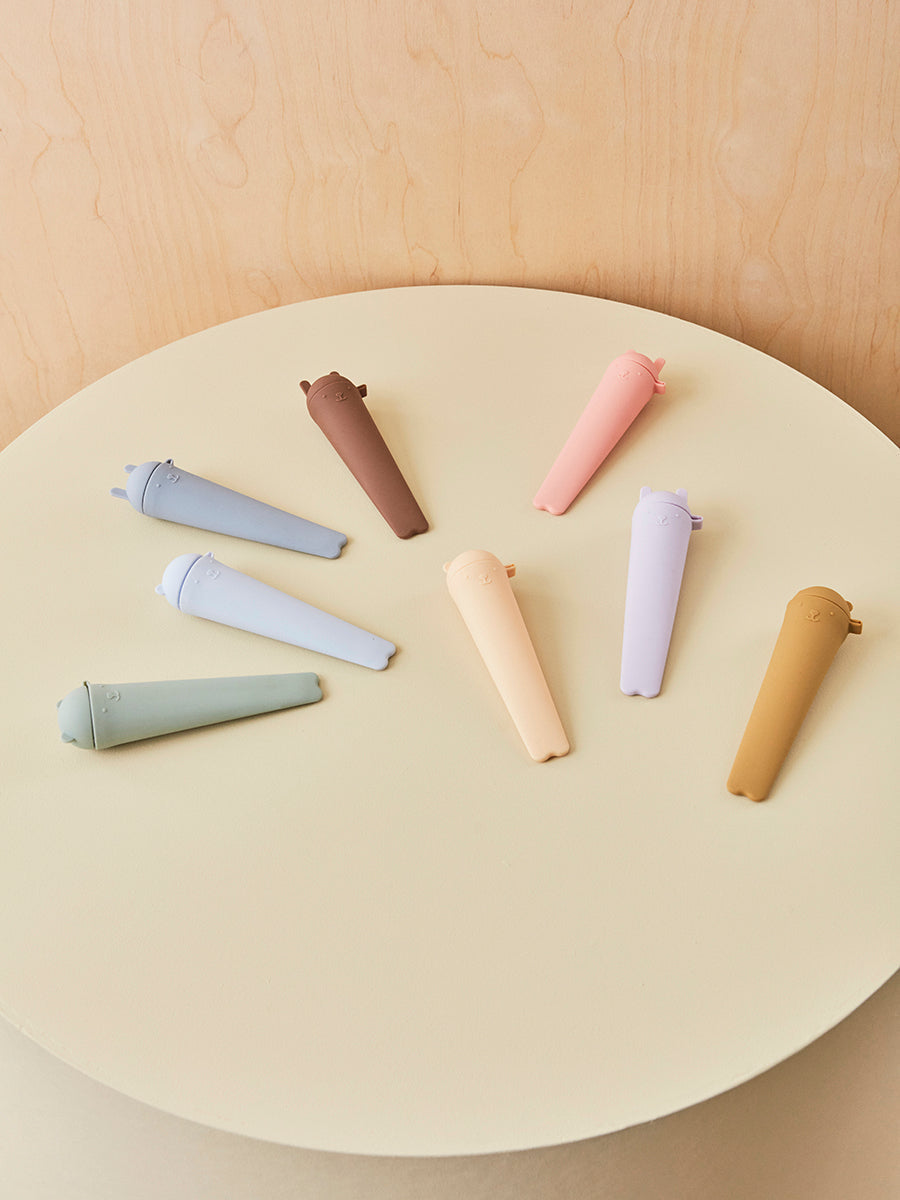 Ninka & Teddy Ice Pops - Pack of 4 - Caramel / Blue