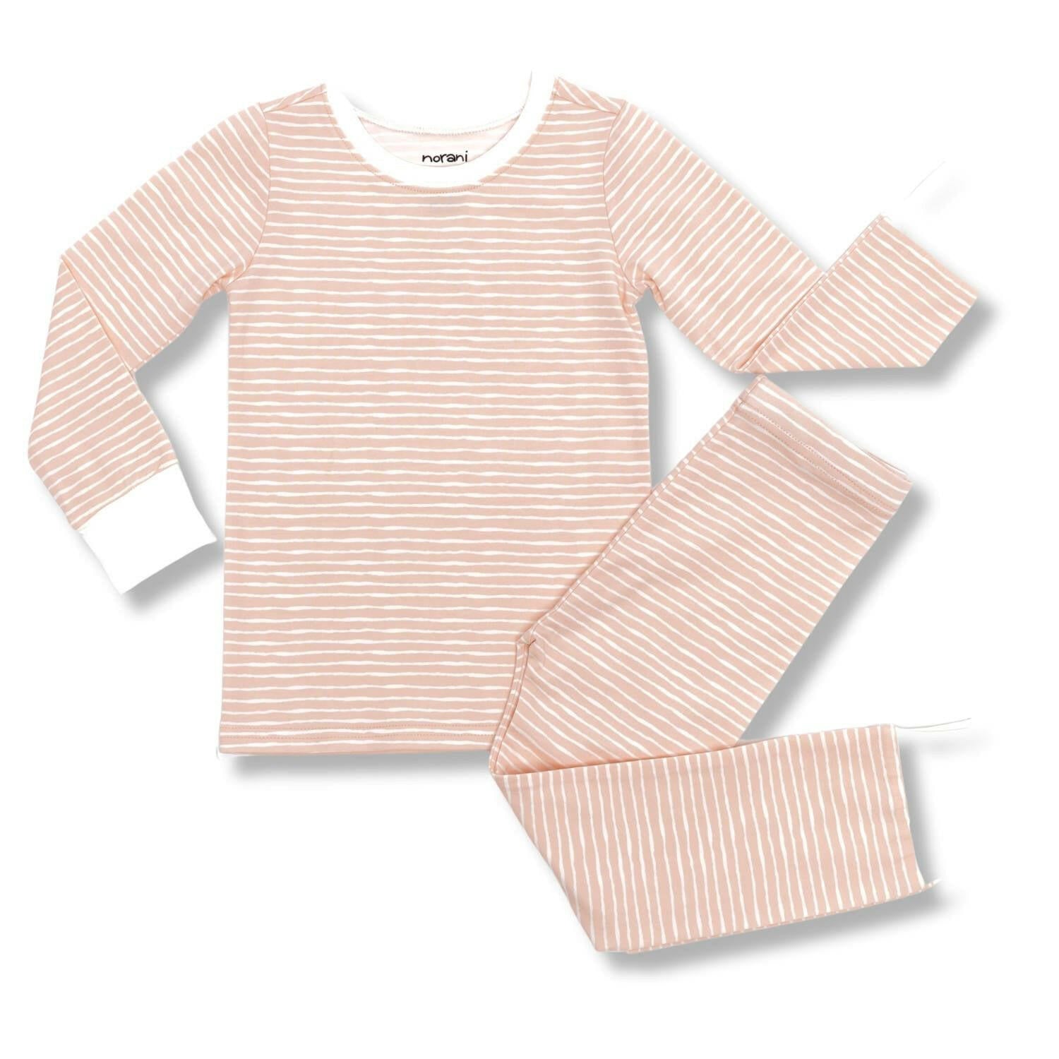 Kids Pajamas - Pink Stripes Baby & Toddler Sleepwear Norani Baby