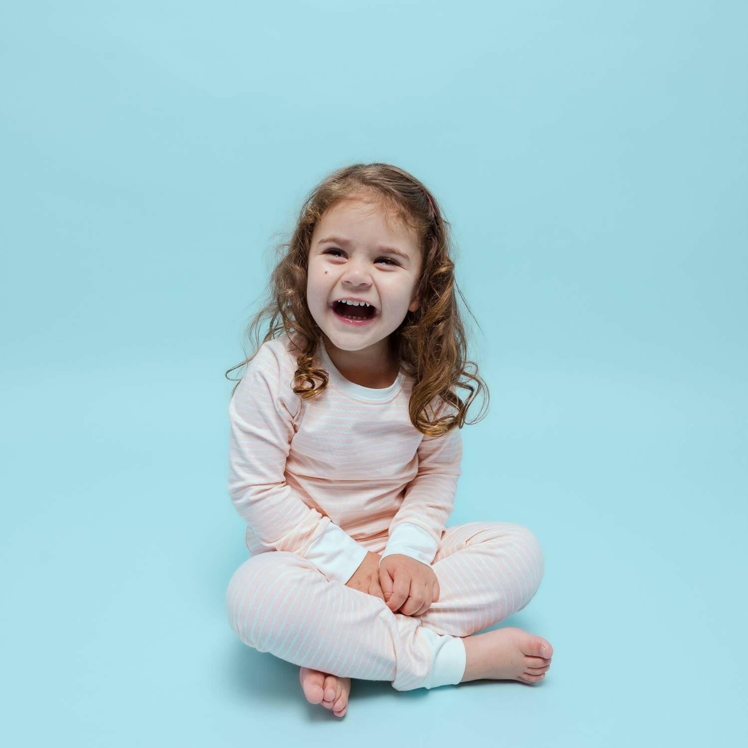 Kids Pajamas - Pink Stripes Baby & Toddler Sleepwear Norani Baby