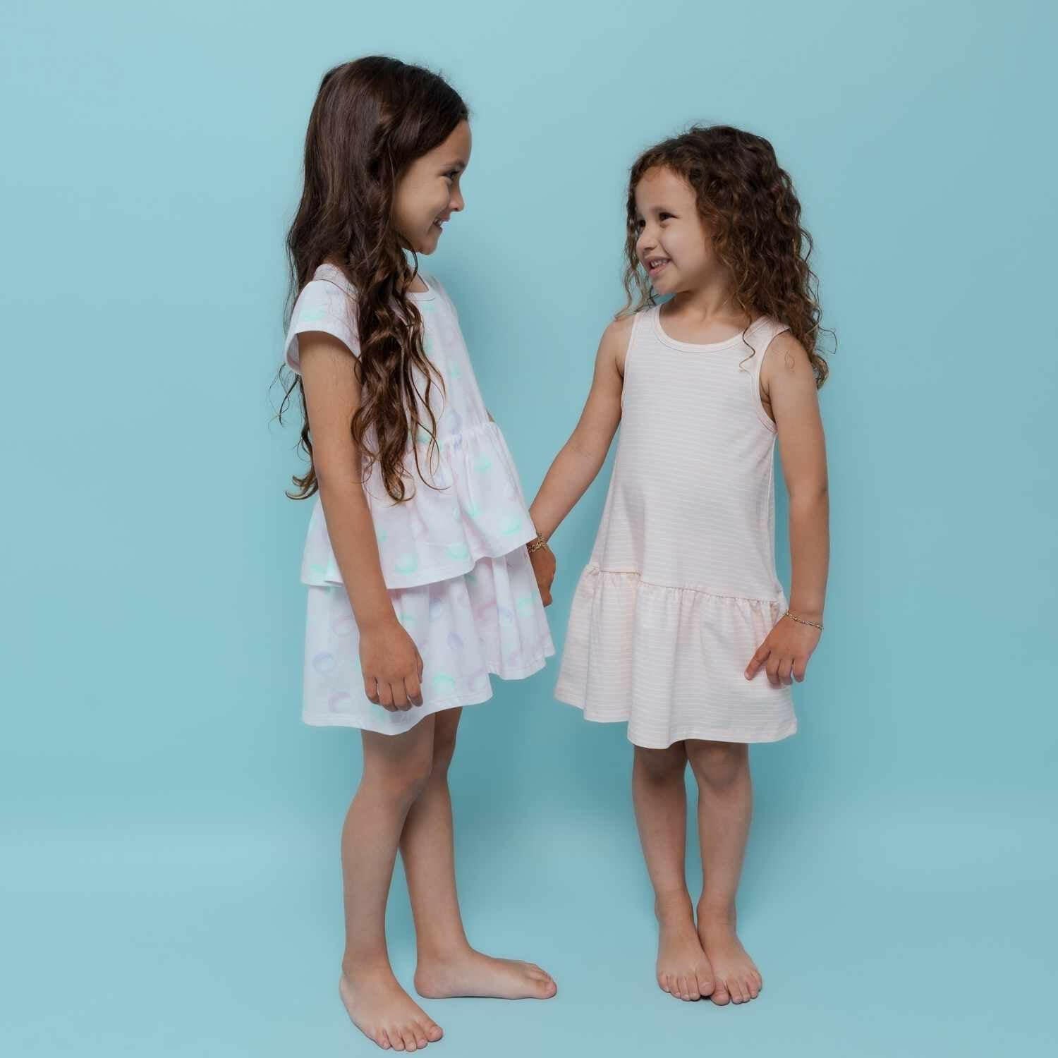 Macarons Layered Dress with Biker Shorts Baby & Toddler Norani Baby