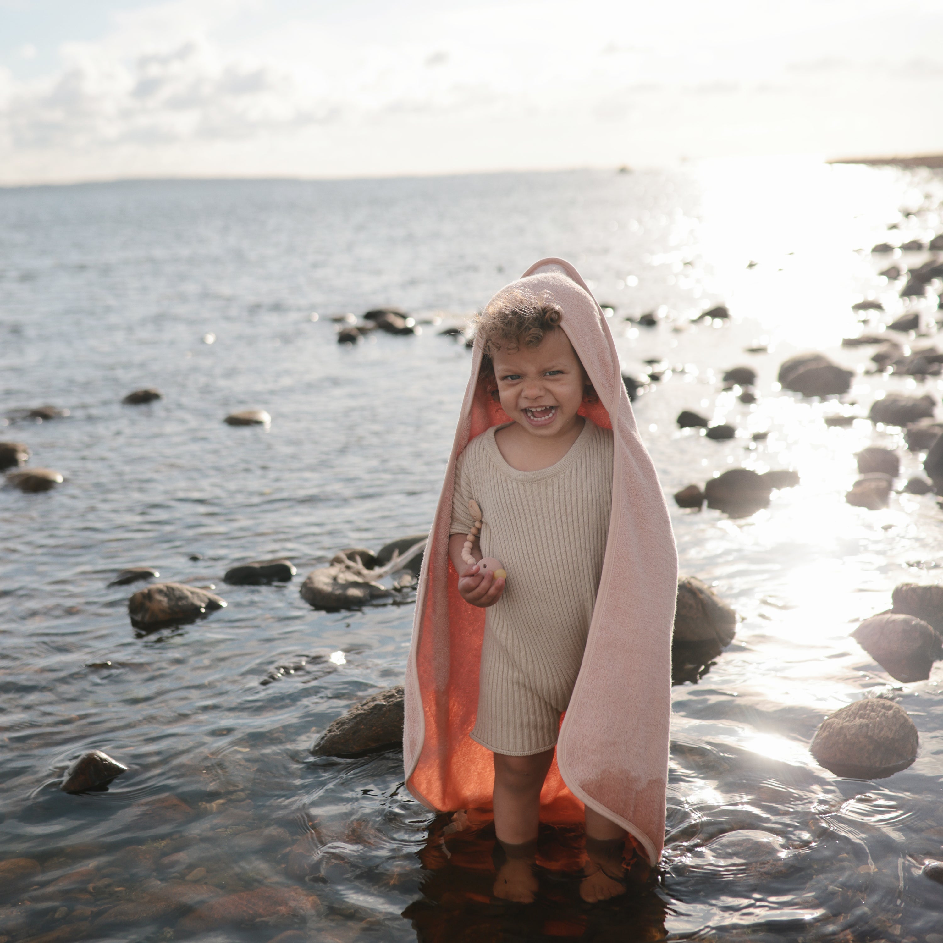 Organic Cotton Baby Hooded Towel Hooded Towel Mushie