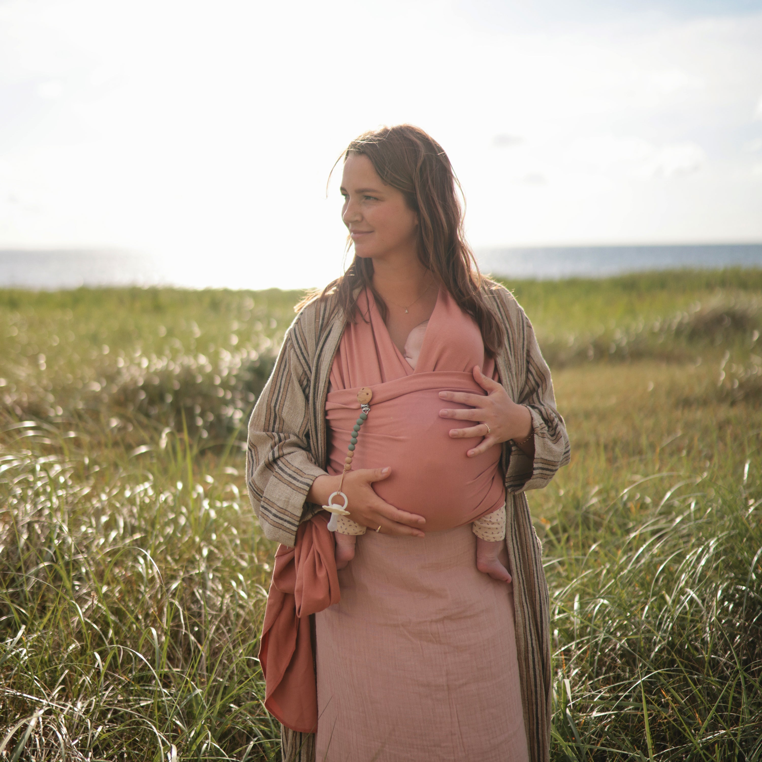 Silicone Pacifier Clip | Eva Pacifier Clip Mushie