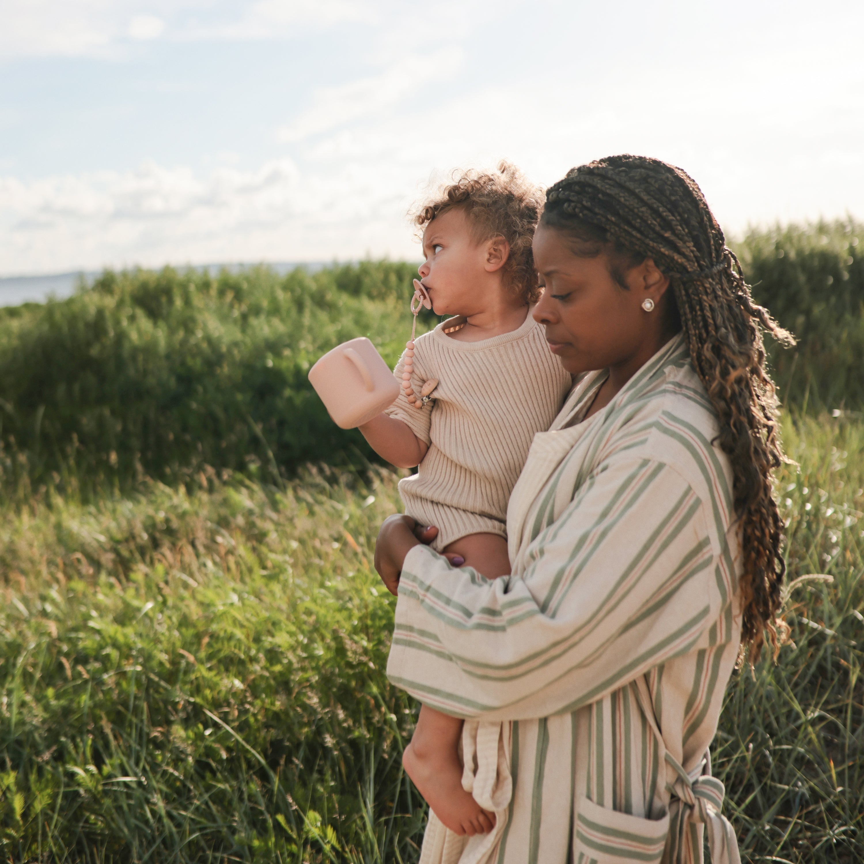 Silicone Pacifier Clip | Eva Pacifier Clip Mushie