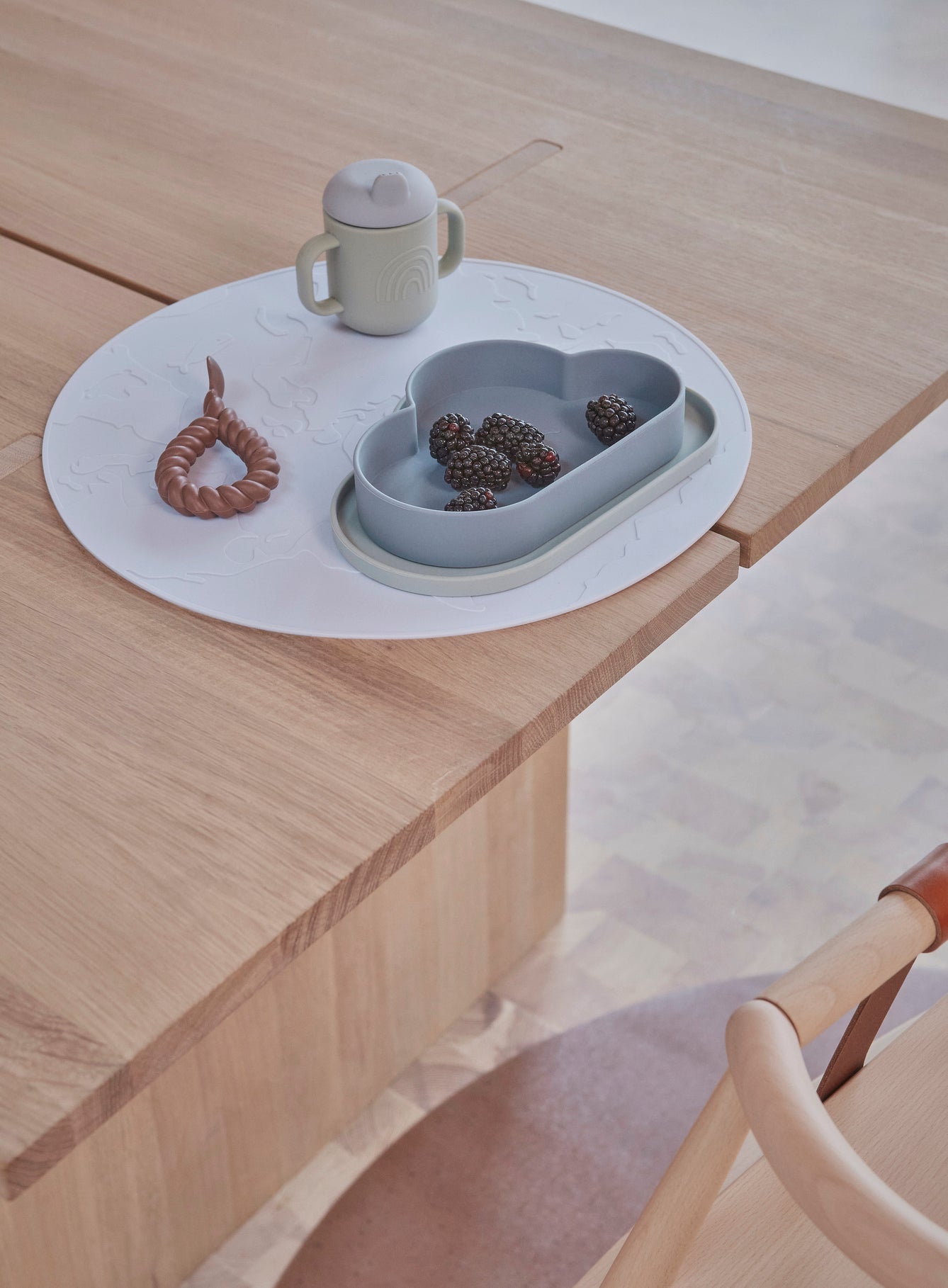 Placemat The World - Ice Blue