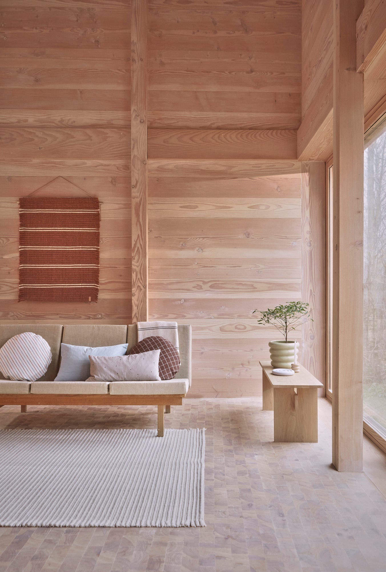 Putki Wall Rug - Nutmeg