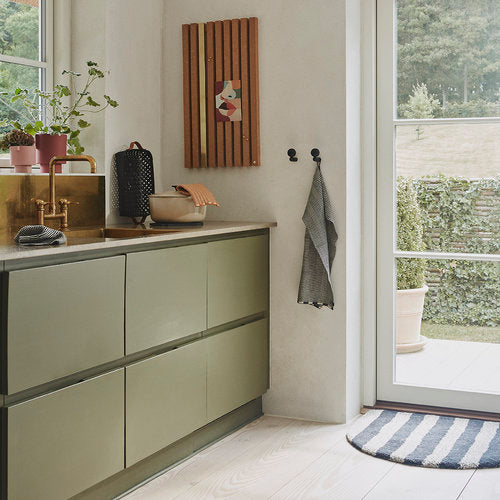 Stringa Potholder - 2 Pcs/Set - Offwhite / Anthracite