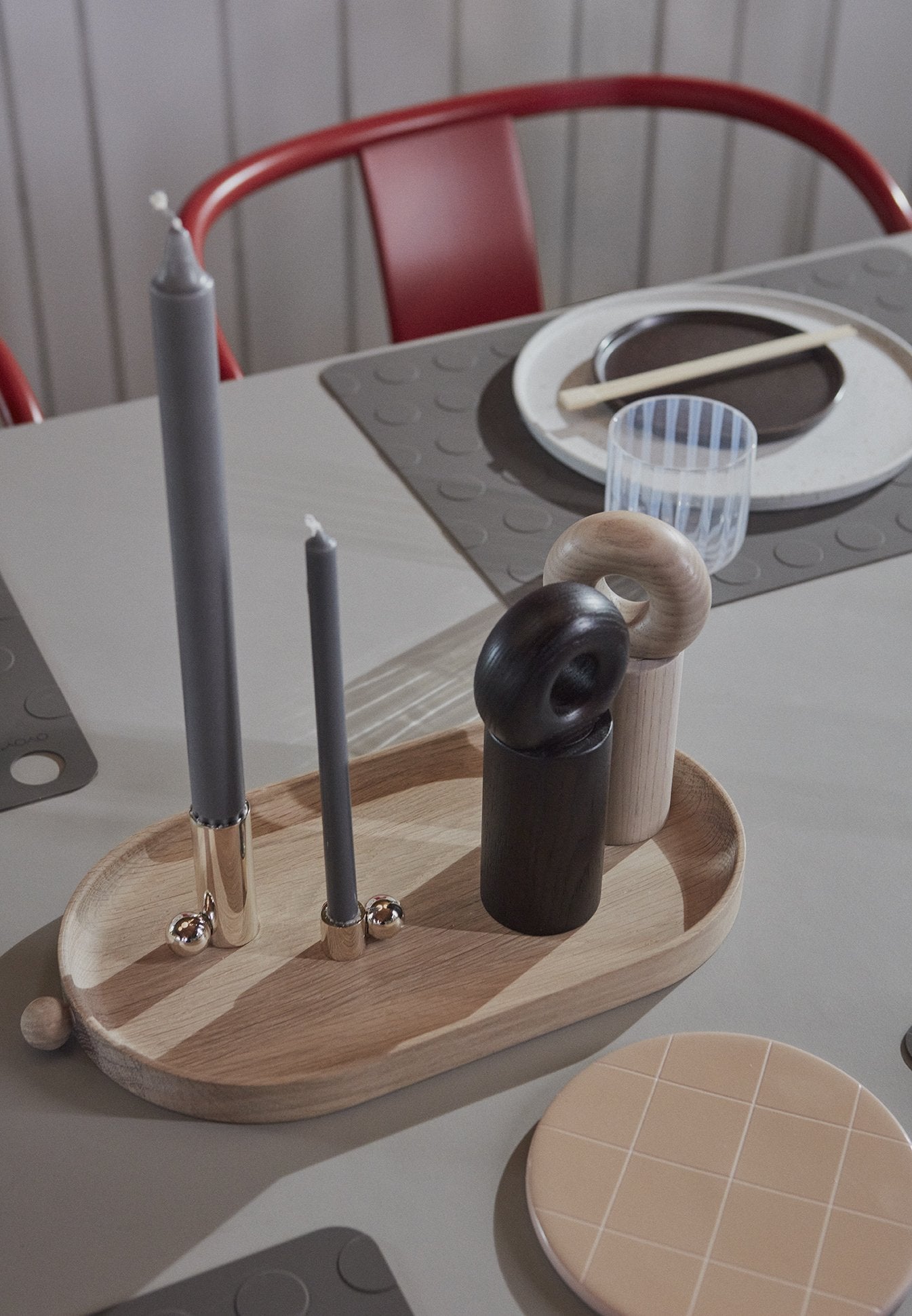 Palloa Candleholder - Small - Silver