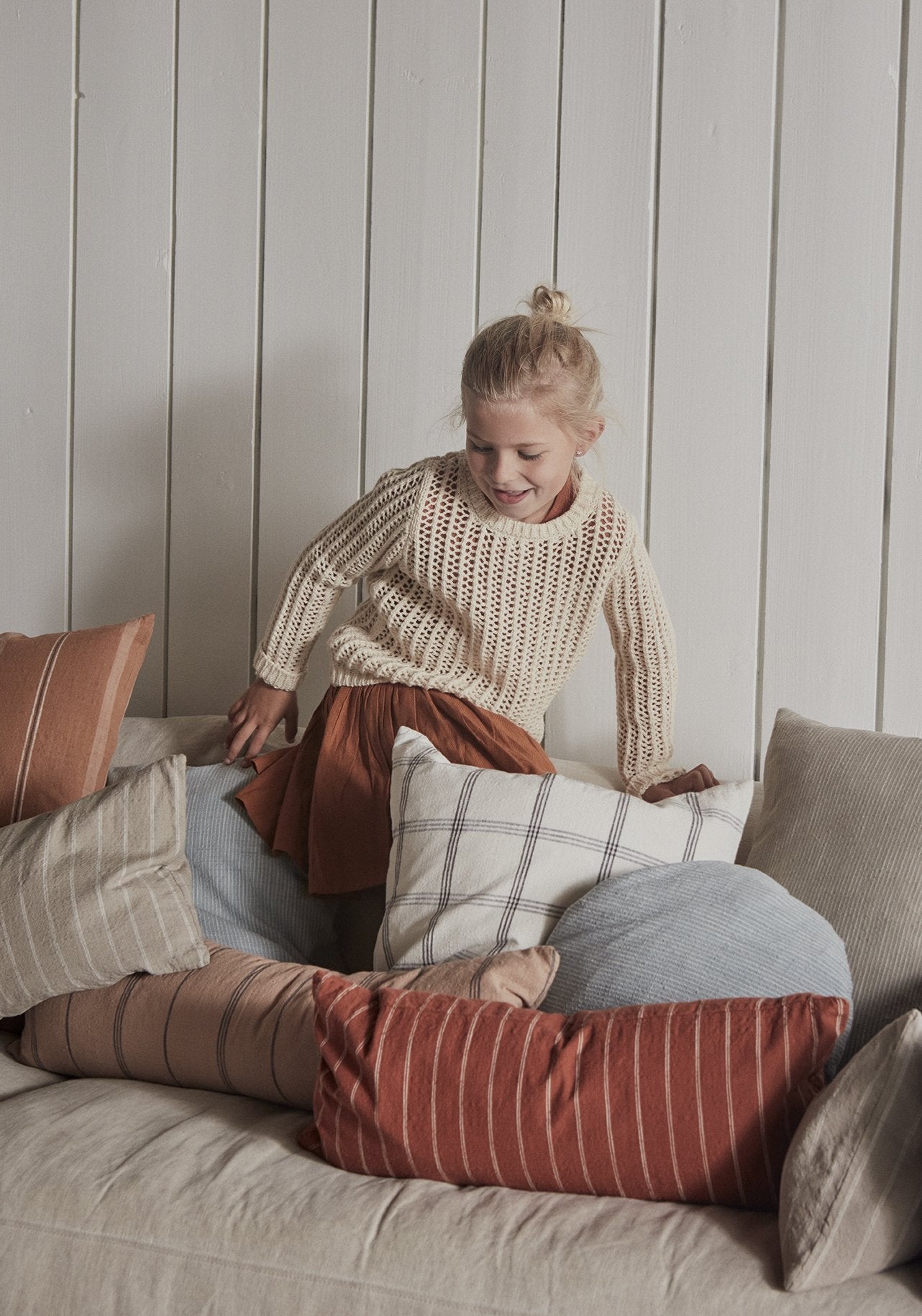 Kyoto Cushion - Square - Offwhite