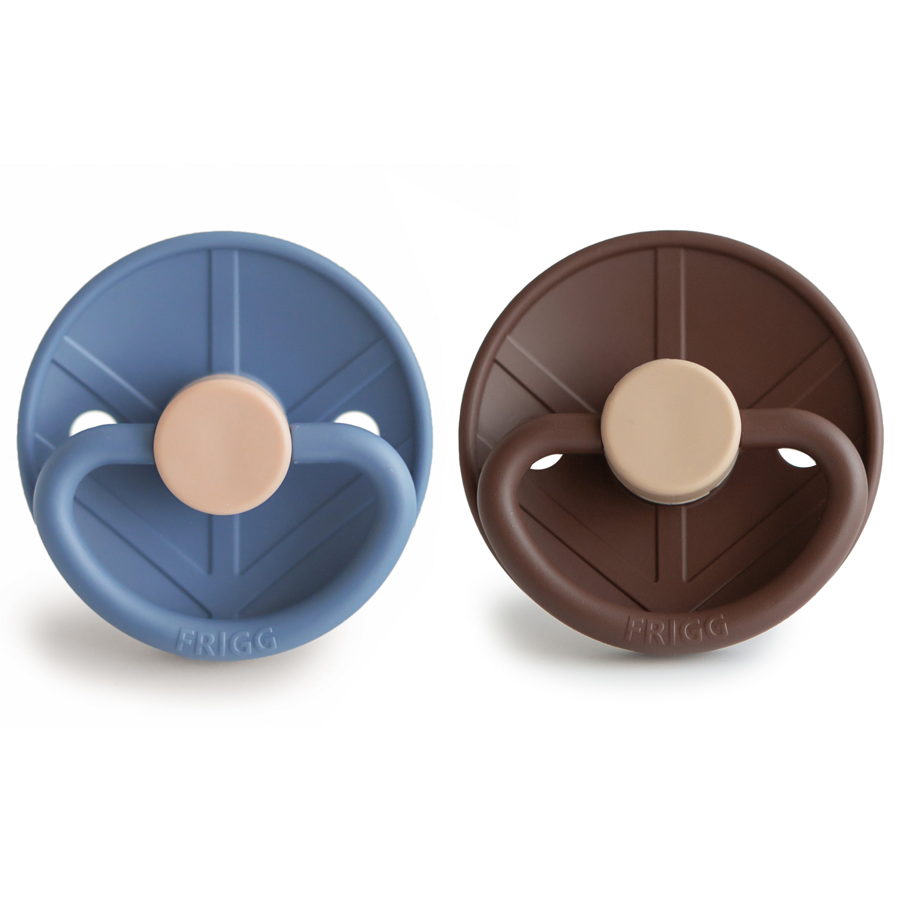 FRIGG Little Viking Silicone 2-Pack Pacifiers & Teethers Mushie