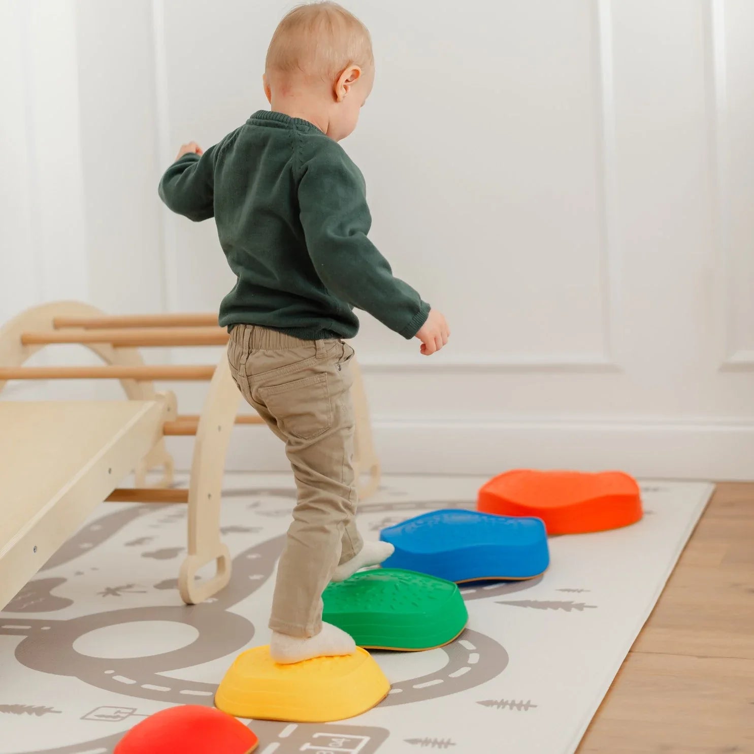Tiny Land® Toddler and Kids Stepping Stones - Rainbow Color