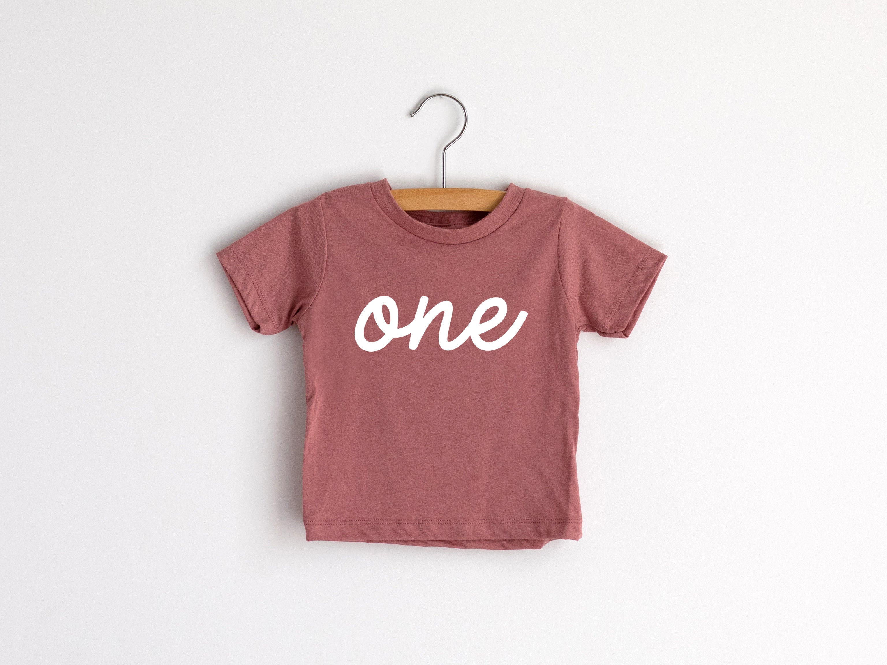 One First Birthday Baby Tee