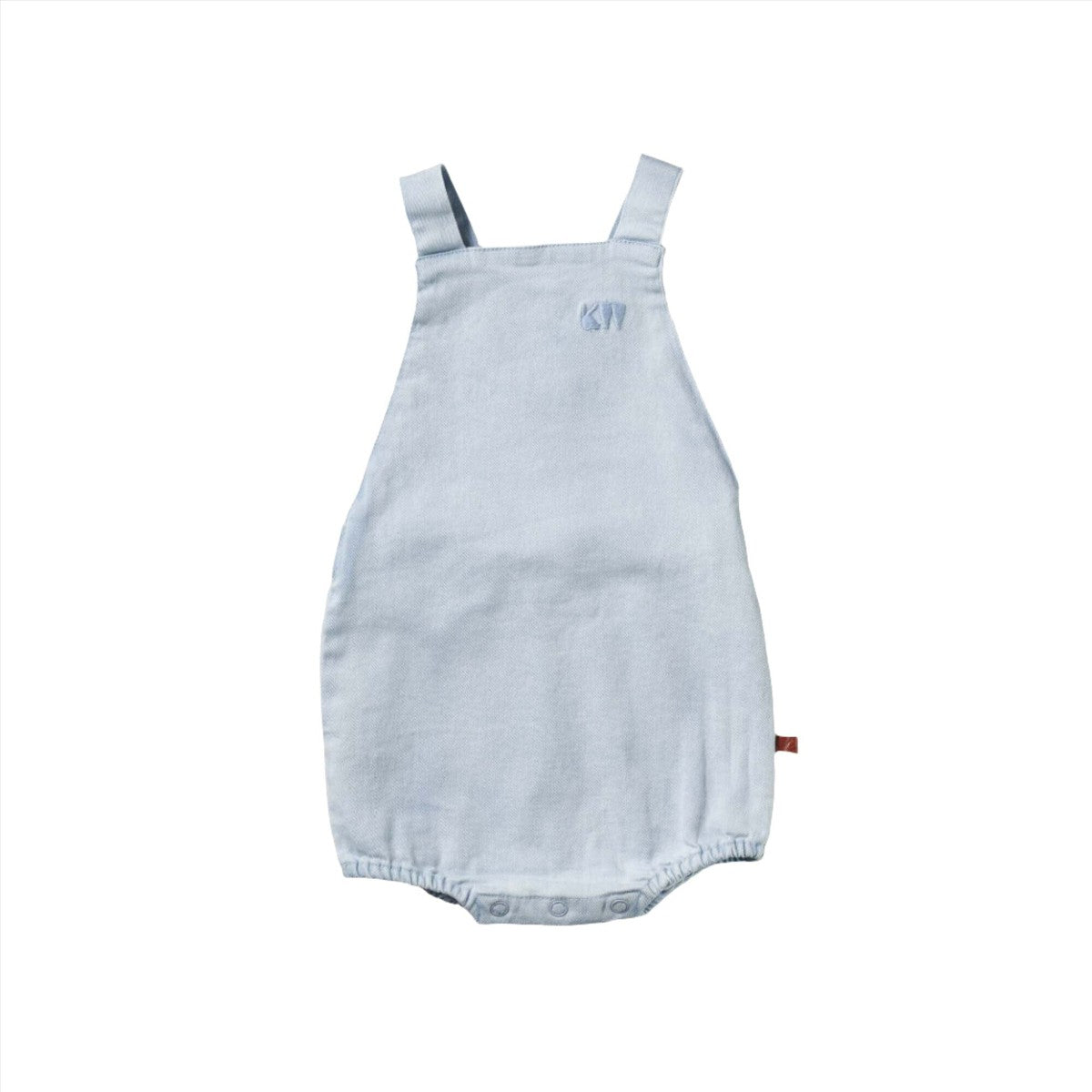 Organic Strap Romper - Denim
