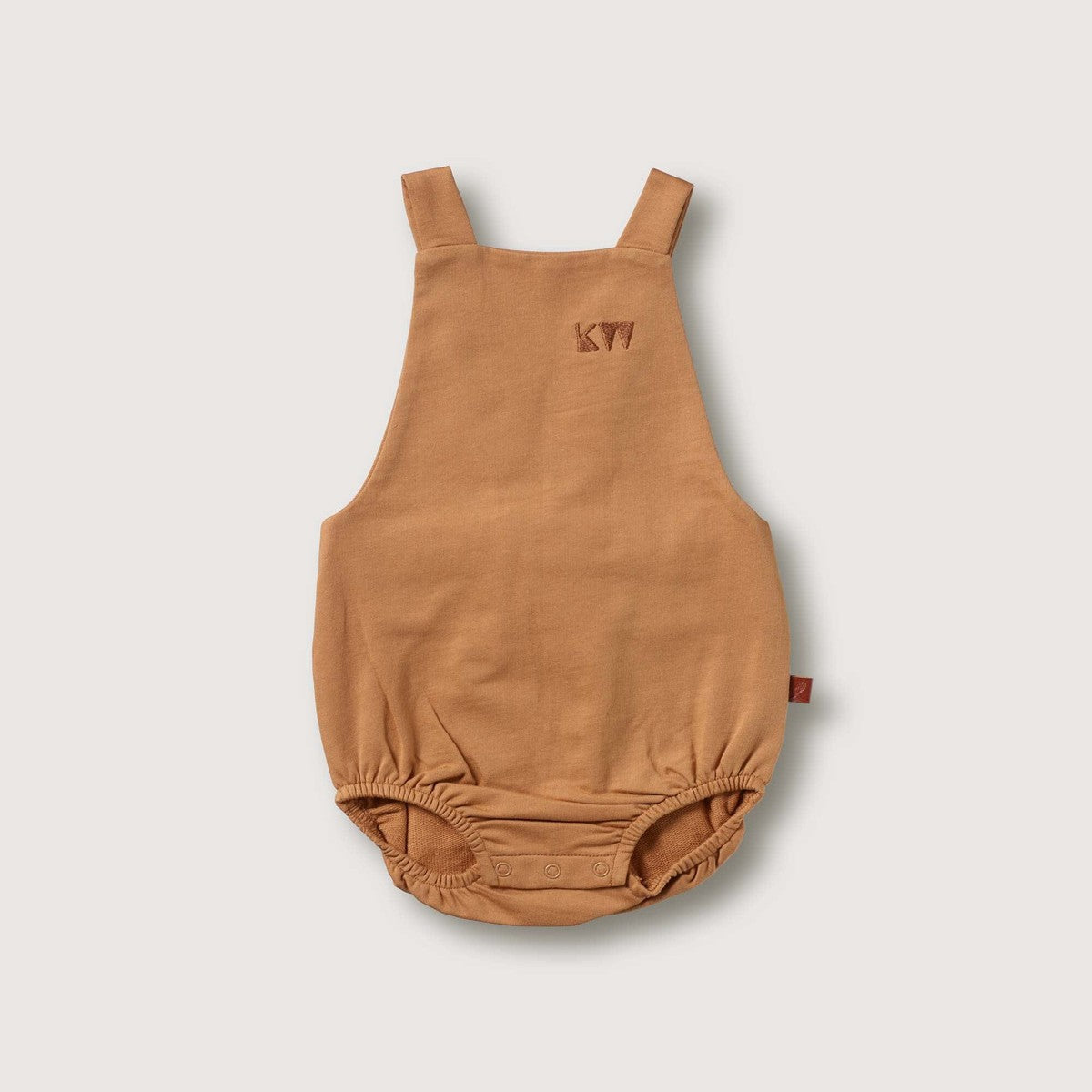 Organic Strap Romper - Fawn