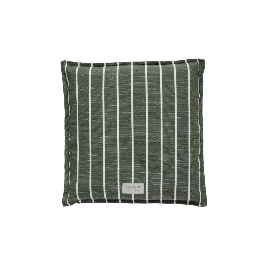 Kyoto Outdoor Cushion Square - Garden Green/Off White