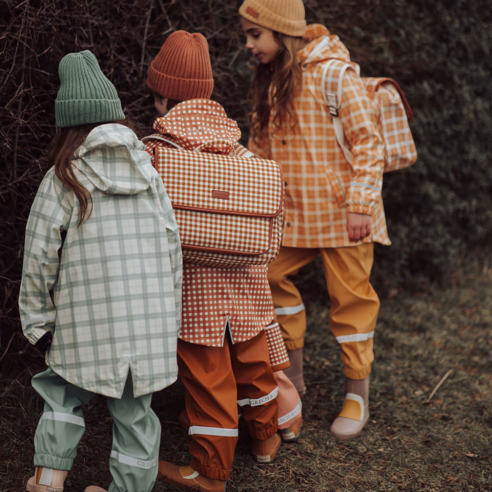 Fishtail Rain Jacket | Sienna Gingham