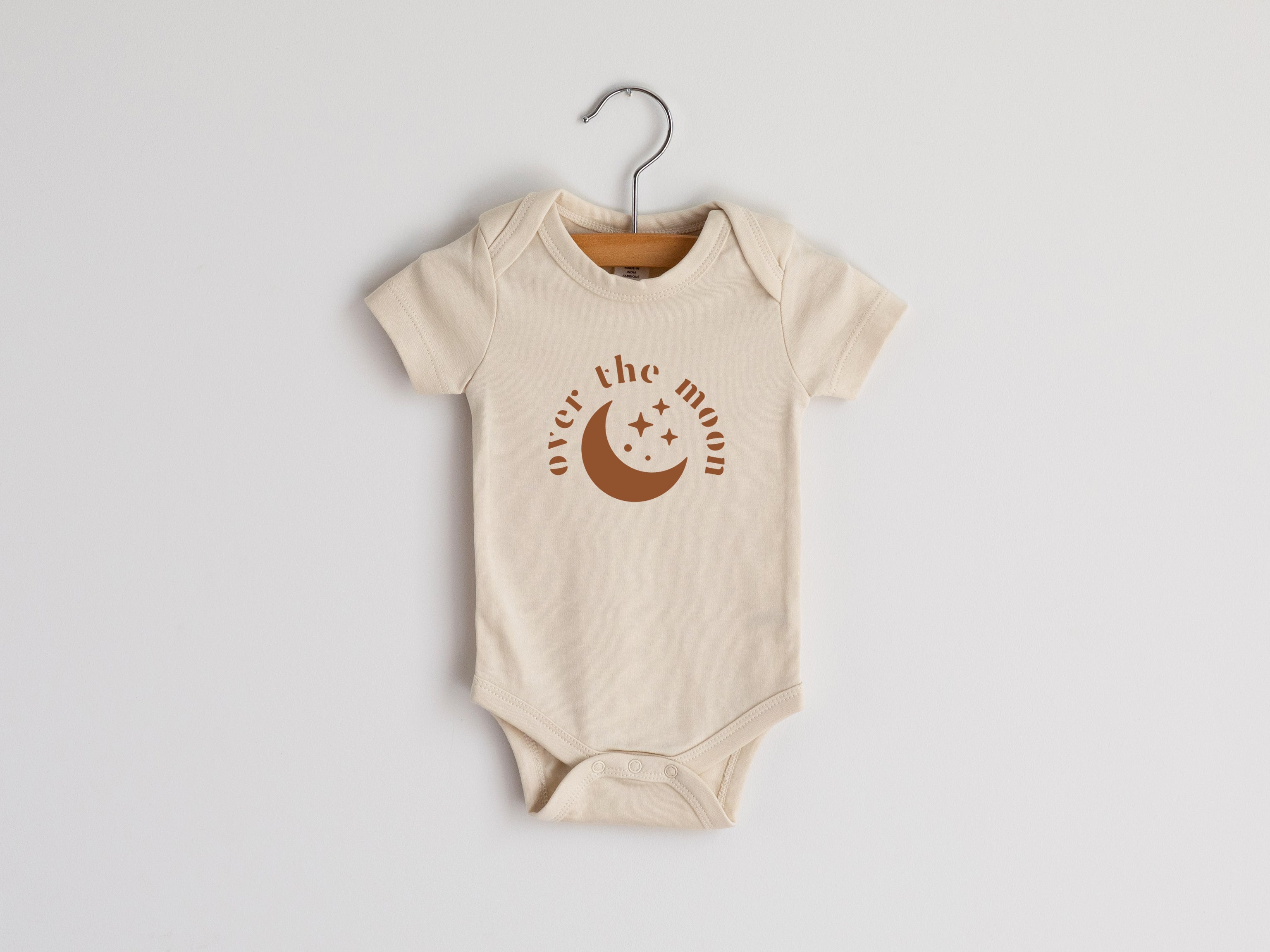 Over The Moon Organic Baby Bodysuit
